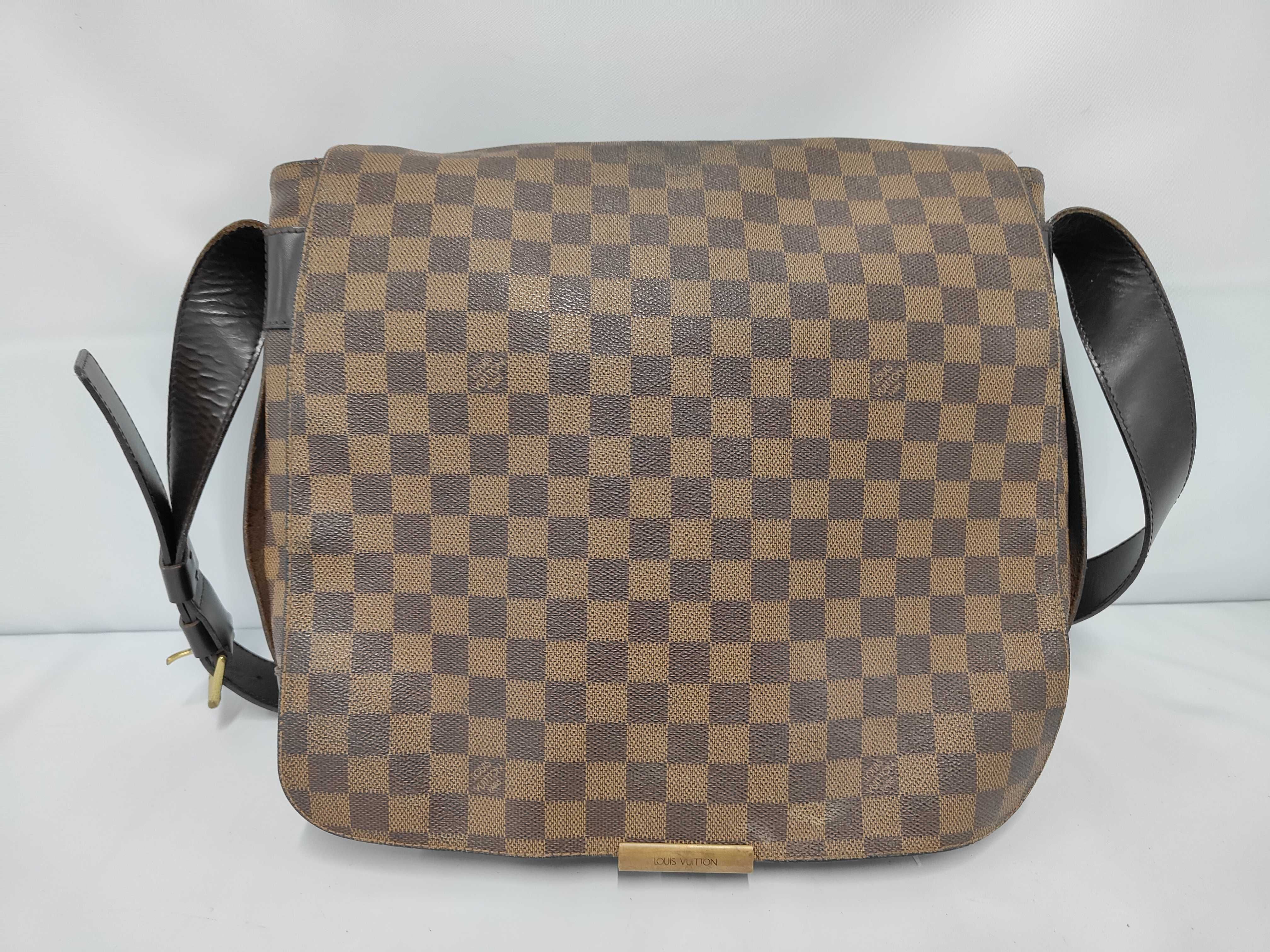 Abbesses Brown Damier Ebene Gold Hardware Bag