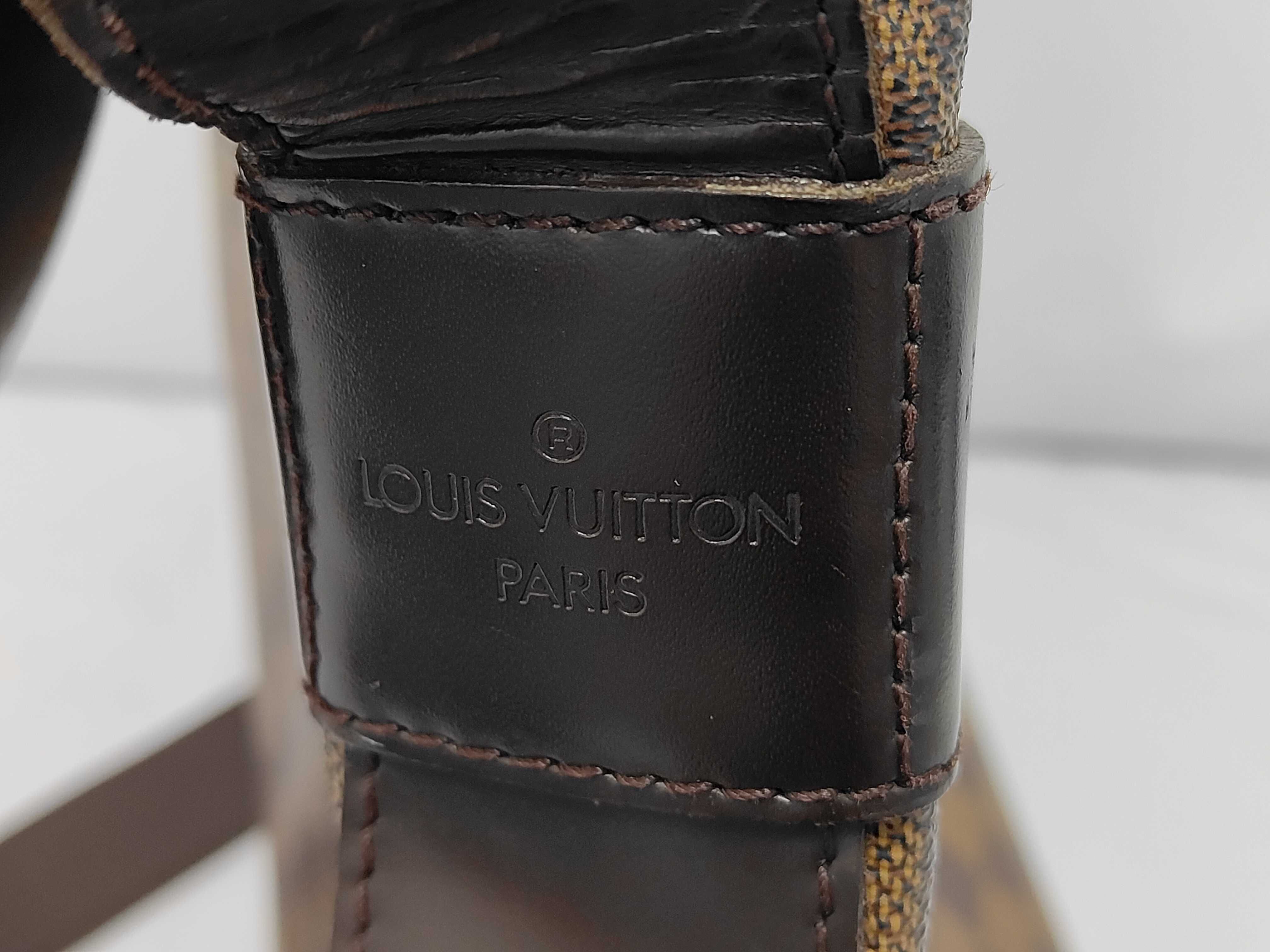 Abbesses Brown Damier Ebene Gold Hardware Bag — view 15