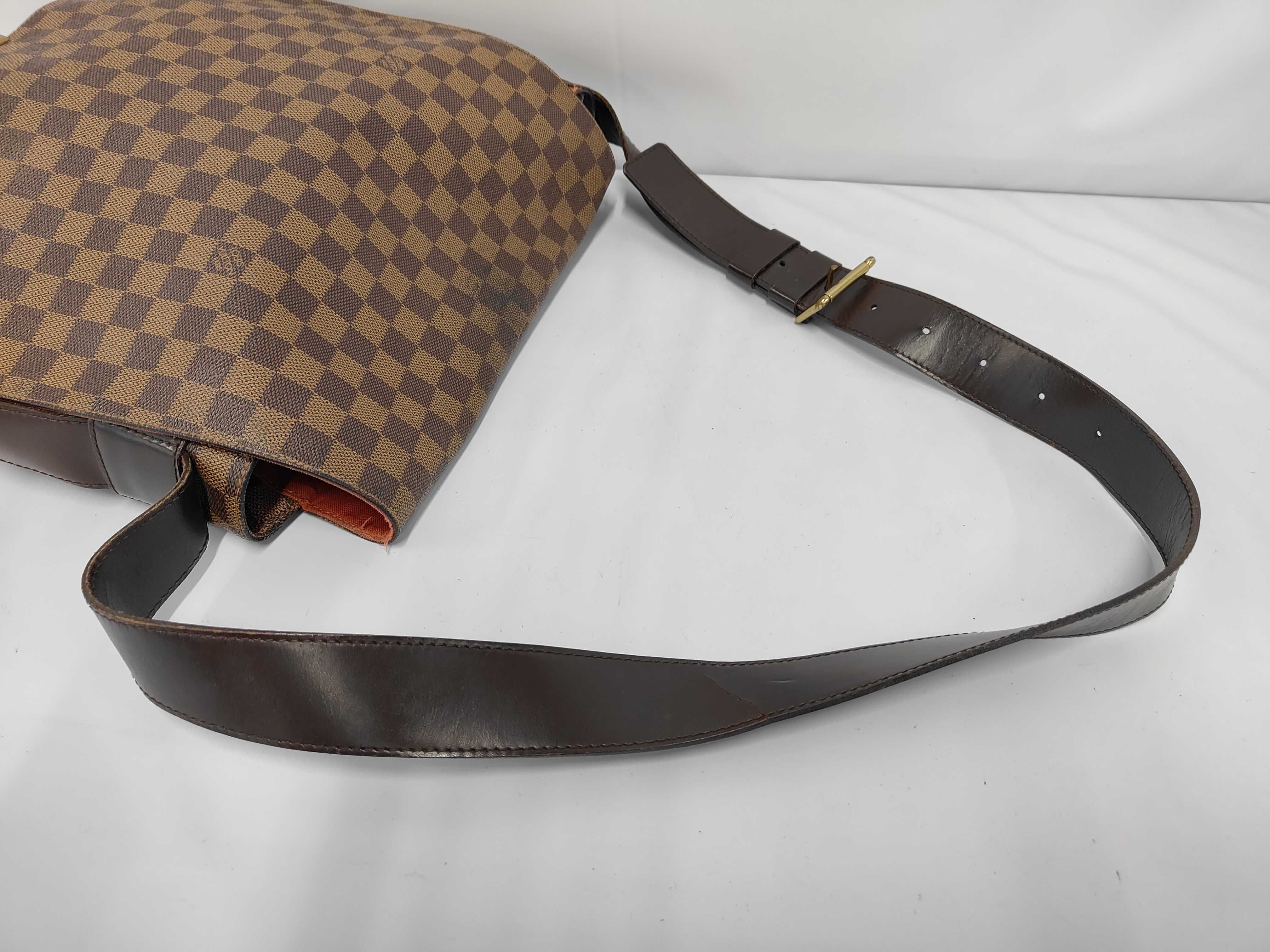 Abbesses Brown Damier Ebene Gold Hardware Bag — view 5