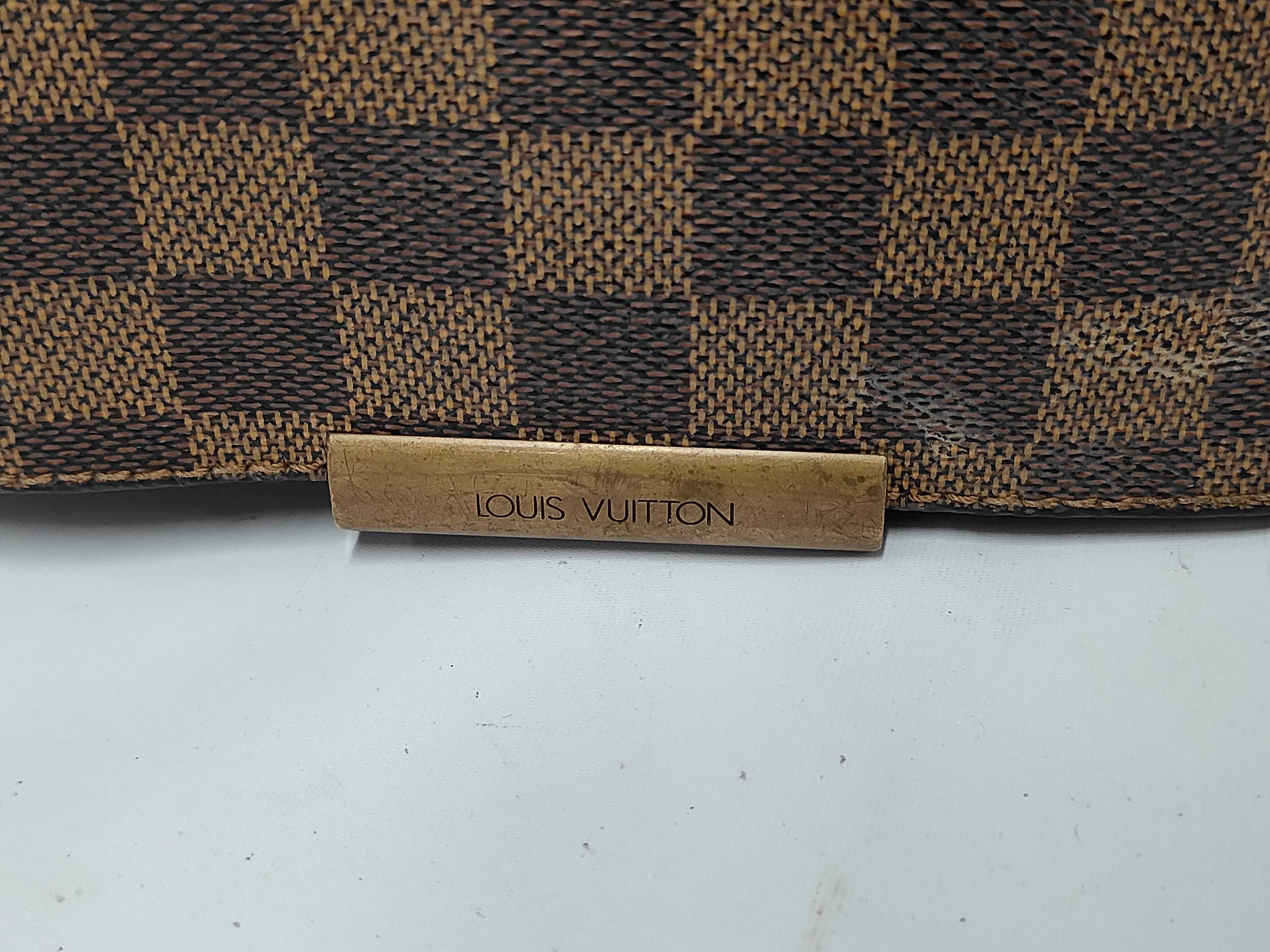 Abbesses Brown Damier Ebene Gold Hardware Bag — view 9