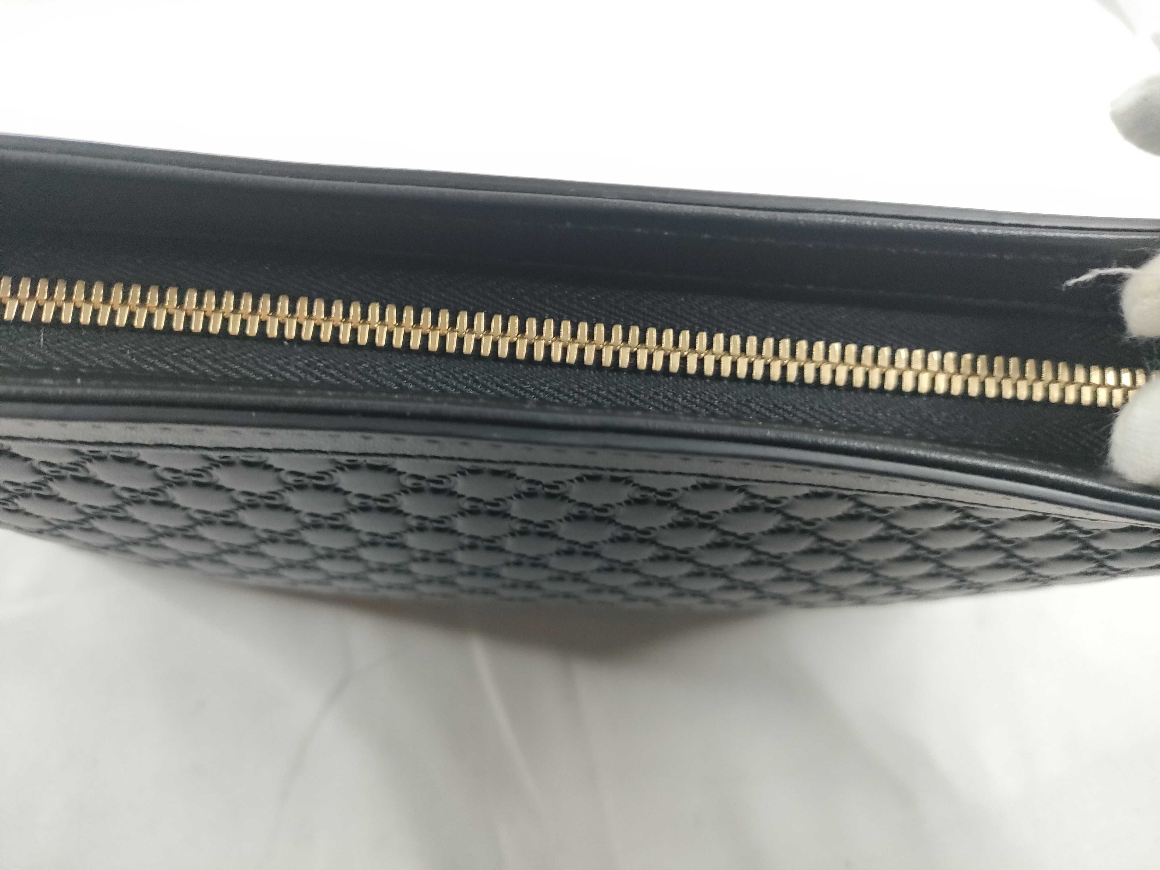 SG- Micro Guccissima Leather Shoulder Bag Black 607723 Shoulder Bag — view 6