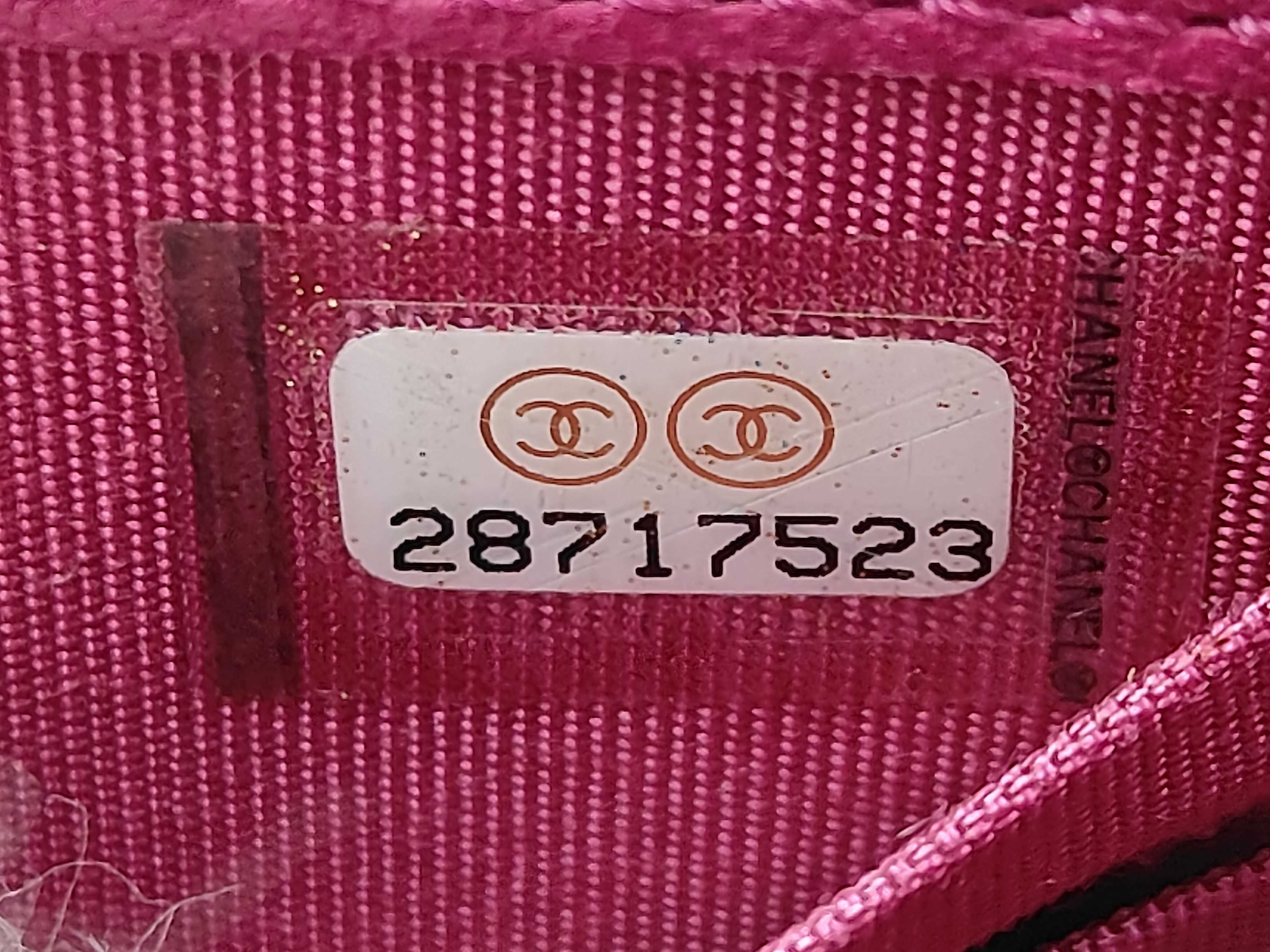 Lambskin Chain Wallet Chain Shoulder Bag Pink (Serial Number 28) — view 11