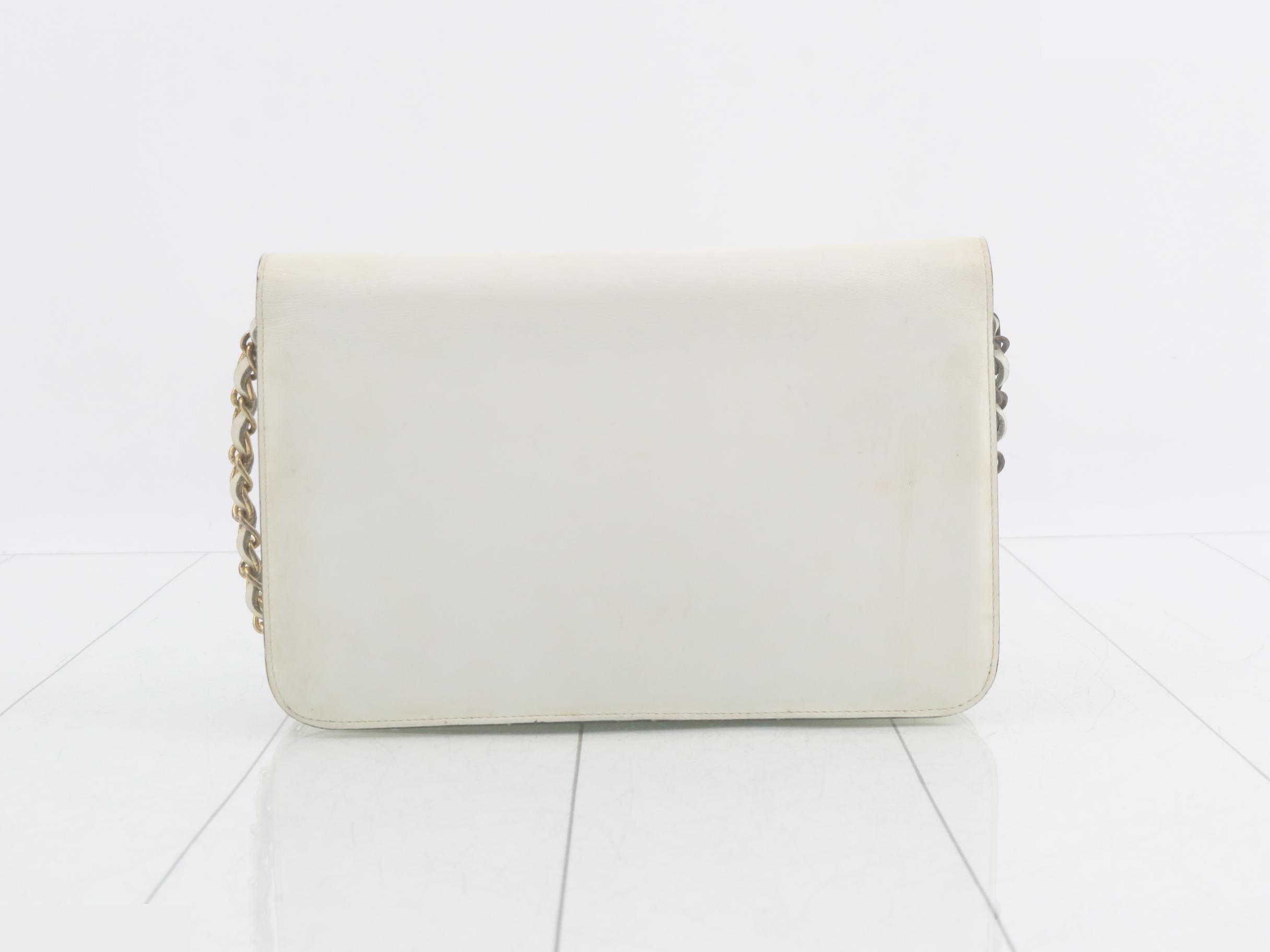 Chain shoulder bag, leather — view 2