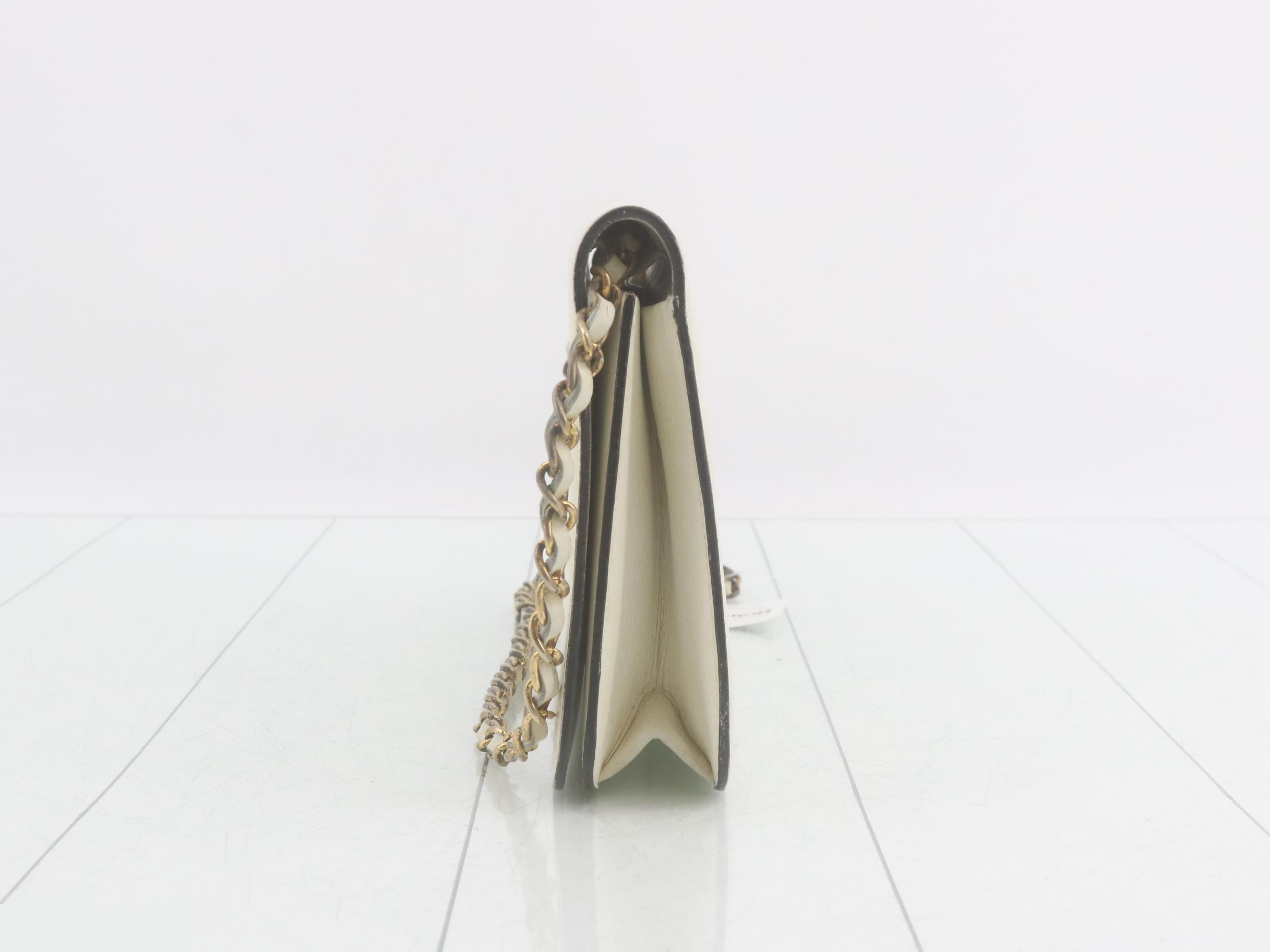 Chain shoulder bag, leather — view 3