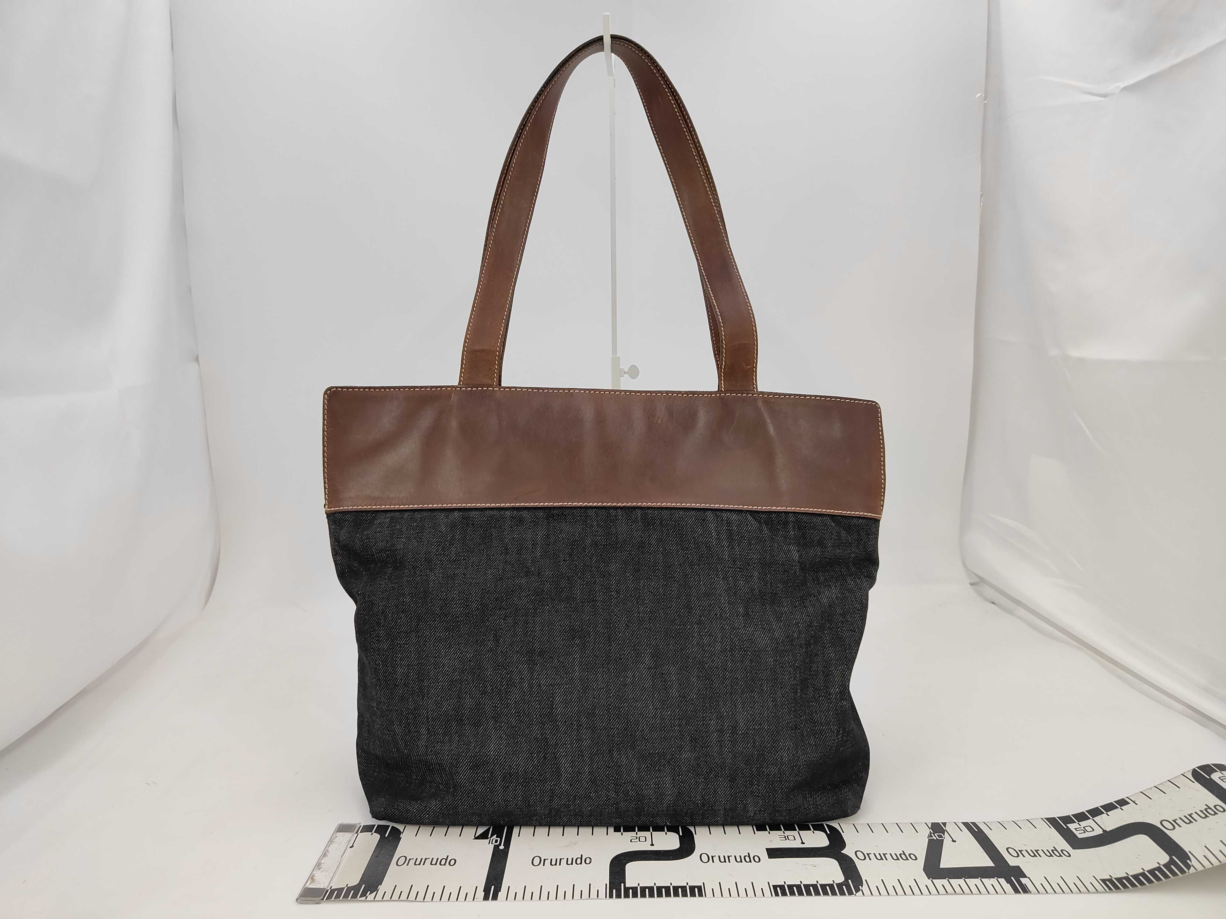 denim tote bag — view 2