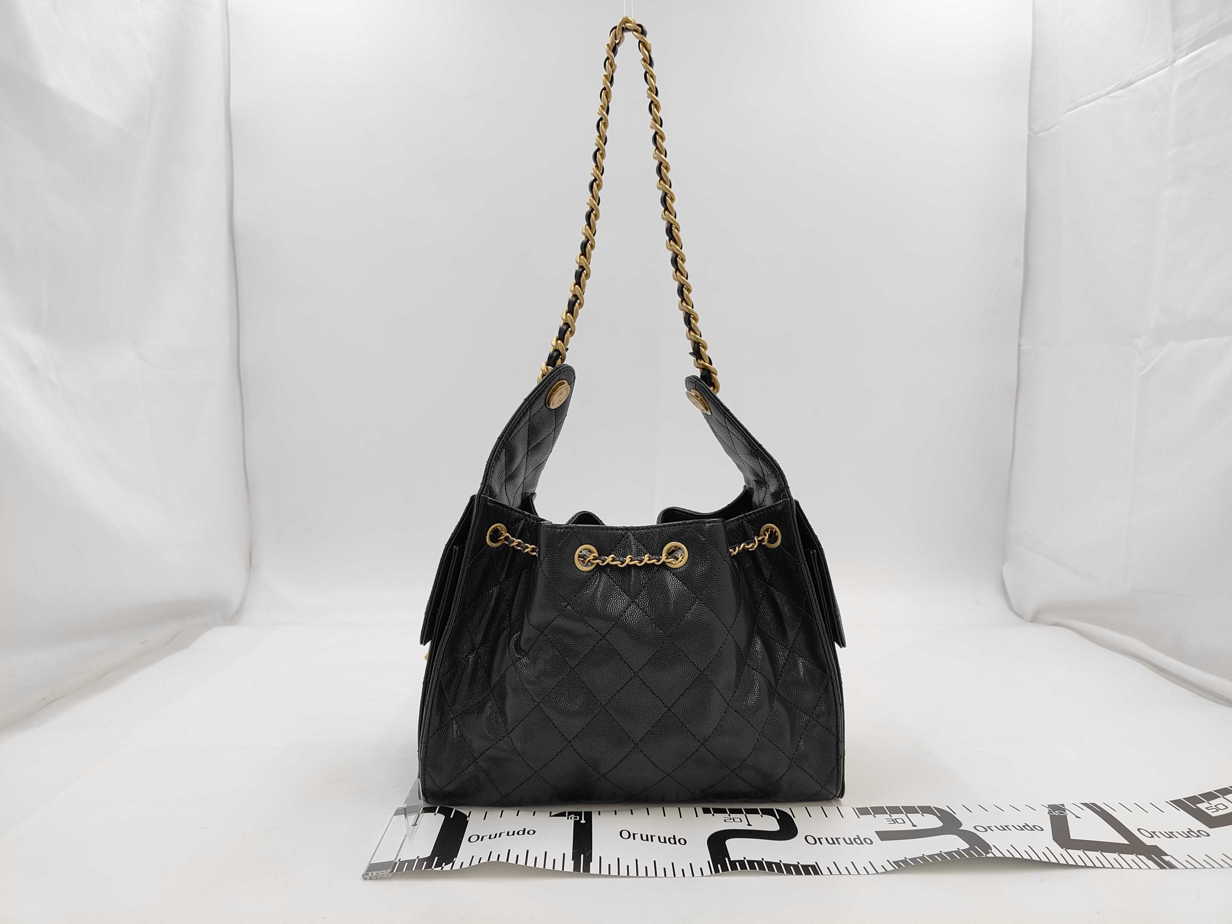 25 Small Caviar Skin Chain Shoulder Bag — view 2