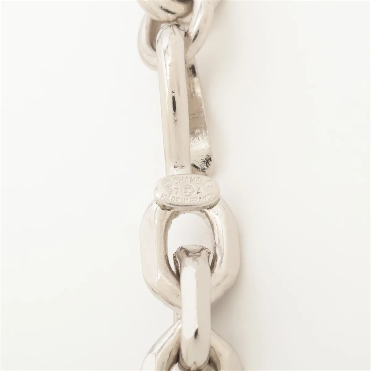 Coco Mark 97A Necklace, Metal, Silver x Gold — view 4