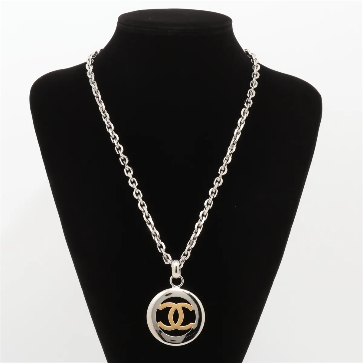 Coco Mark 97A Necklace, Metal, Silver x Gold — view 5