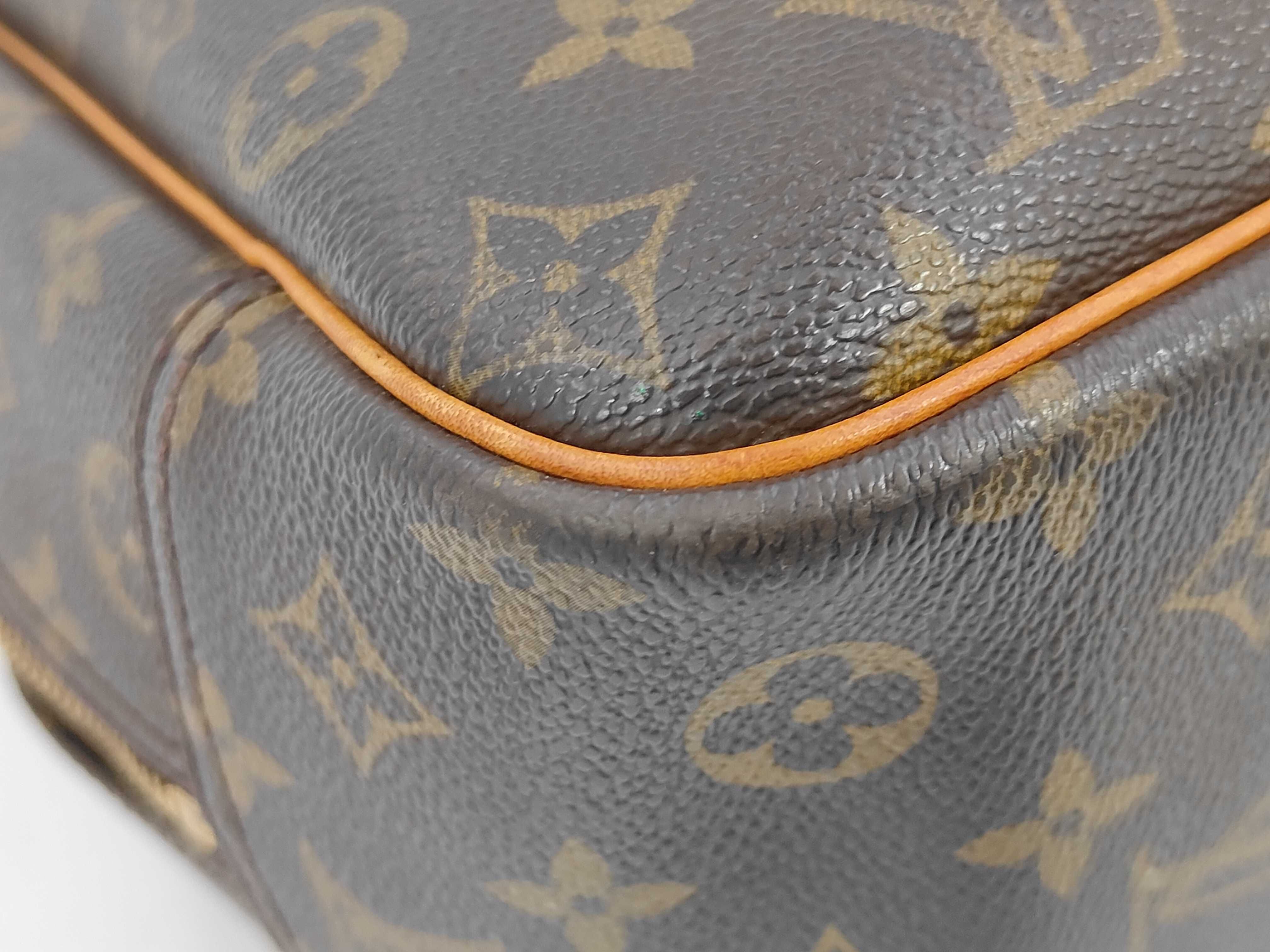 Monogram Louis Vuitton M47270 Bowling Vanity (Deauville) Handbag Monogram Brown Handbag — view 4