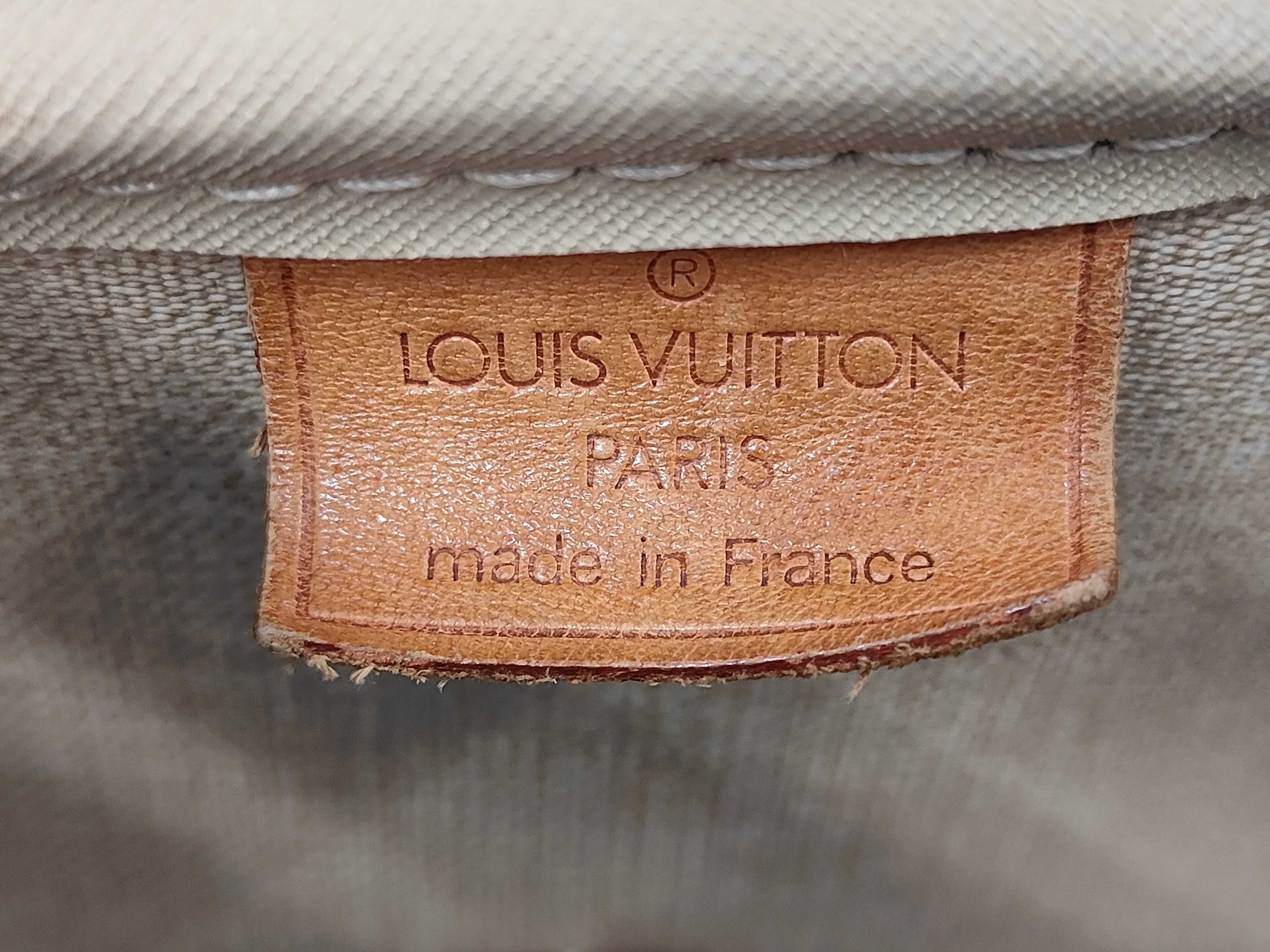 Monogram Louis Vuitton M47270 Bowling Vanity (Deauville) Handbag Monogram Brown Handbag — view 9