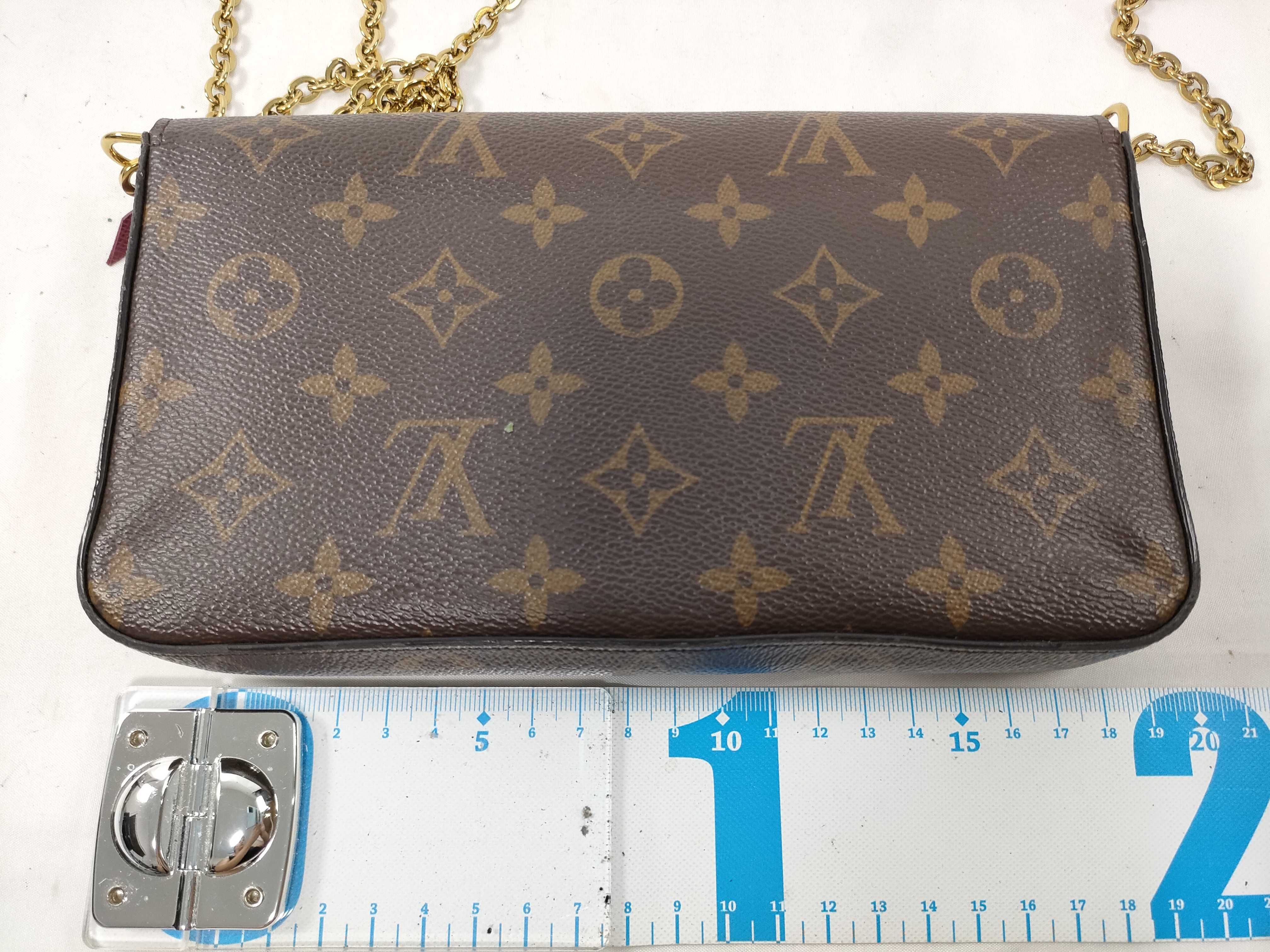 Monogram Pochette Felicie Monogram Chain Shoulder Bag — view 2