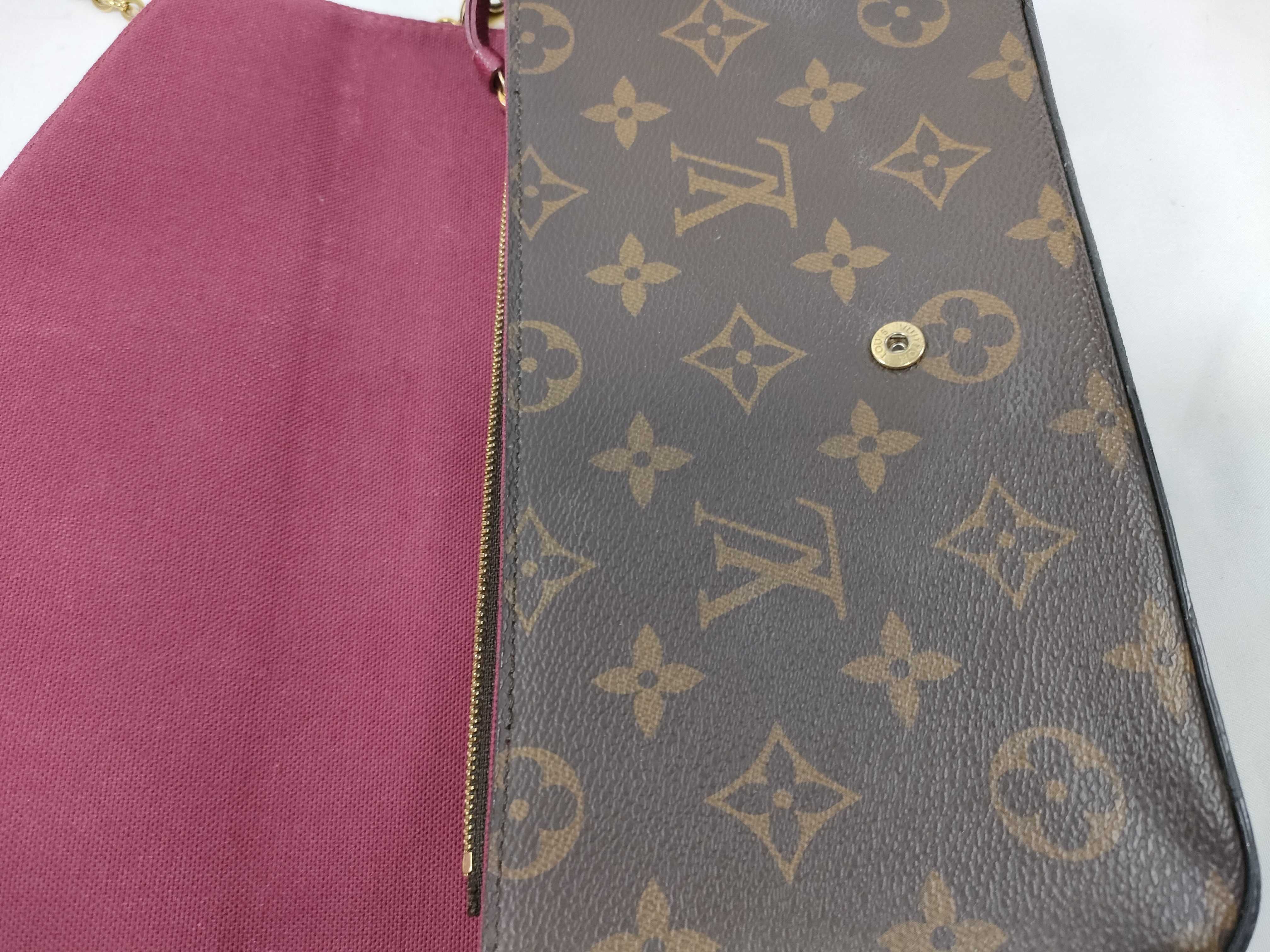 Monogram Pochette Felicie Monogram Chain Shoulder Bag — view 11