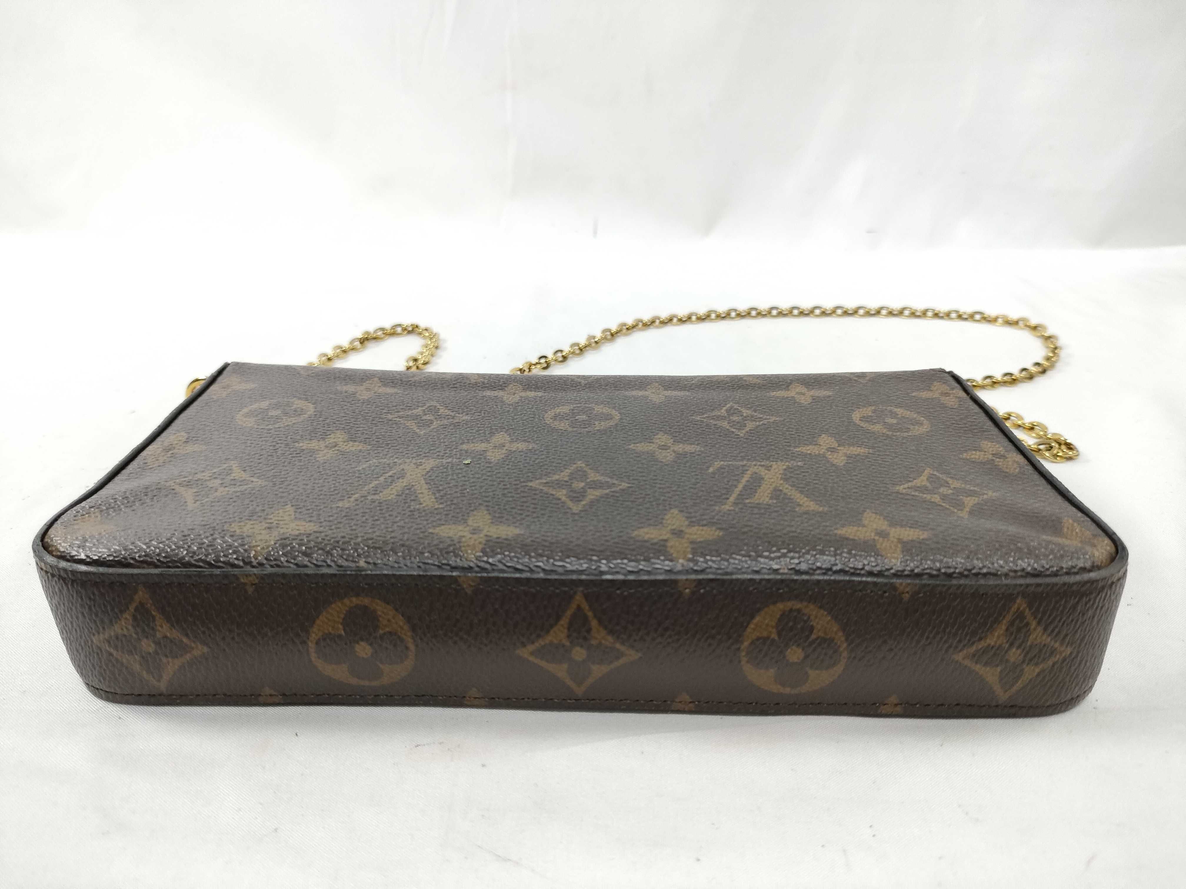 Monogram Pochette Felicie Monogram Chain Shoulder Bag — view 3