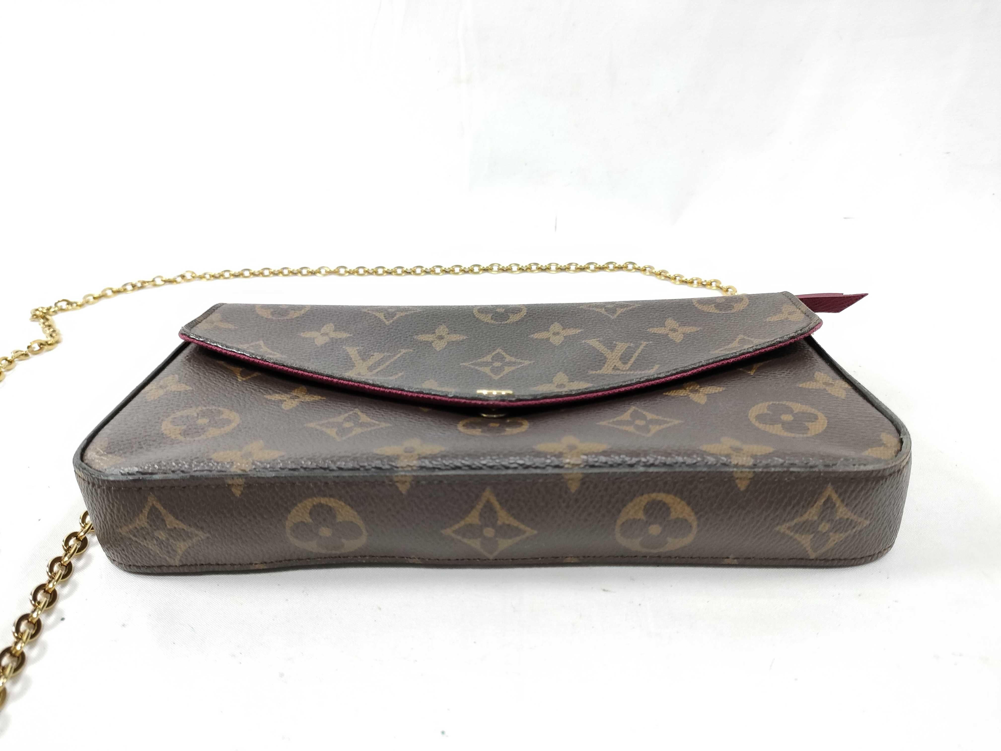 Monogram Pochette Felicie Monogram Chain Shoulder Bag — view 8