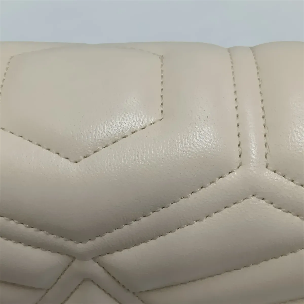 Serpenti Leather Chain Shoulder Bag, White x Black — view 13