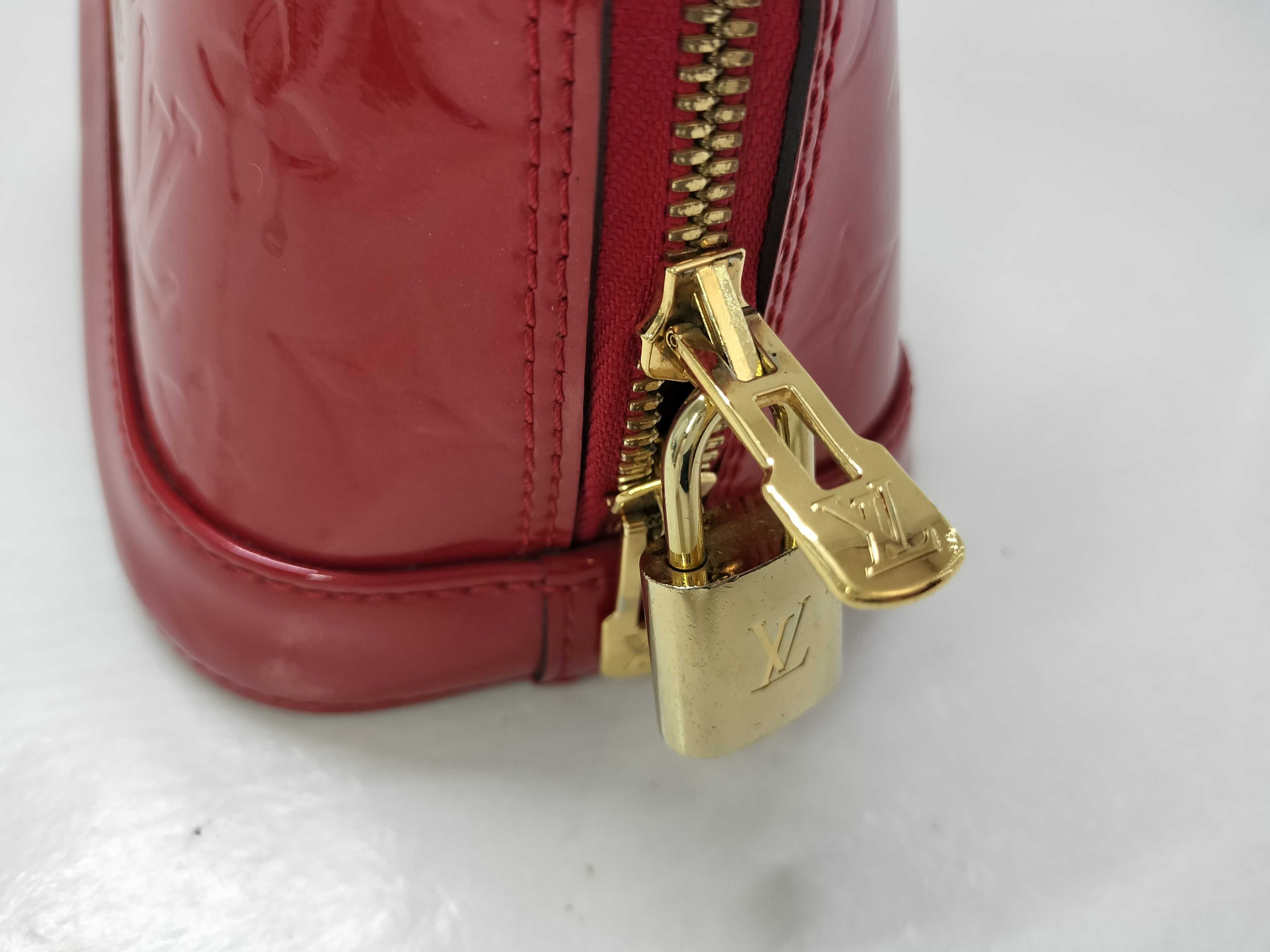 Vernis Alma BB M91606 FL1166 Red Handbag — view 15