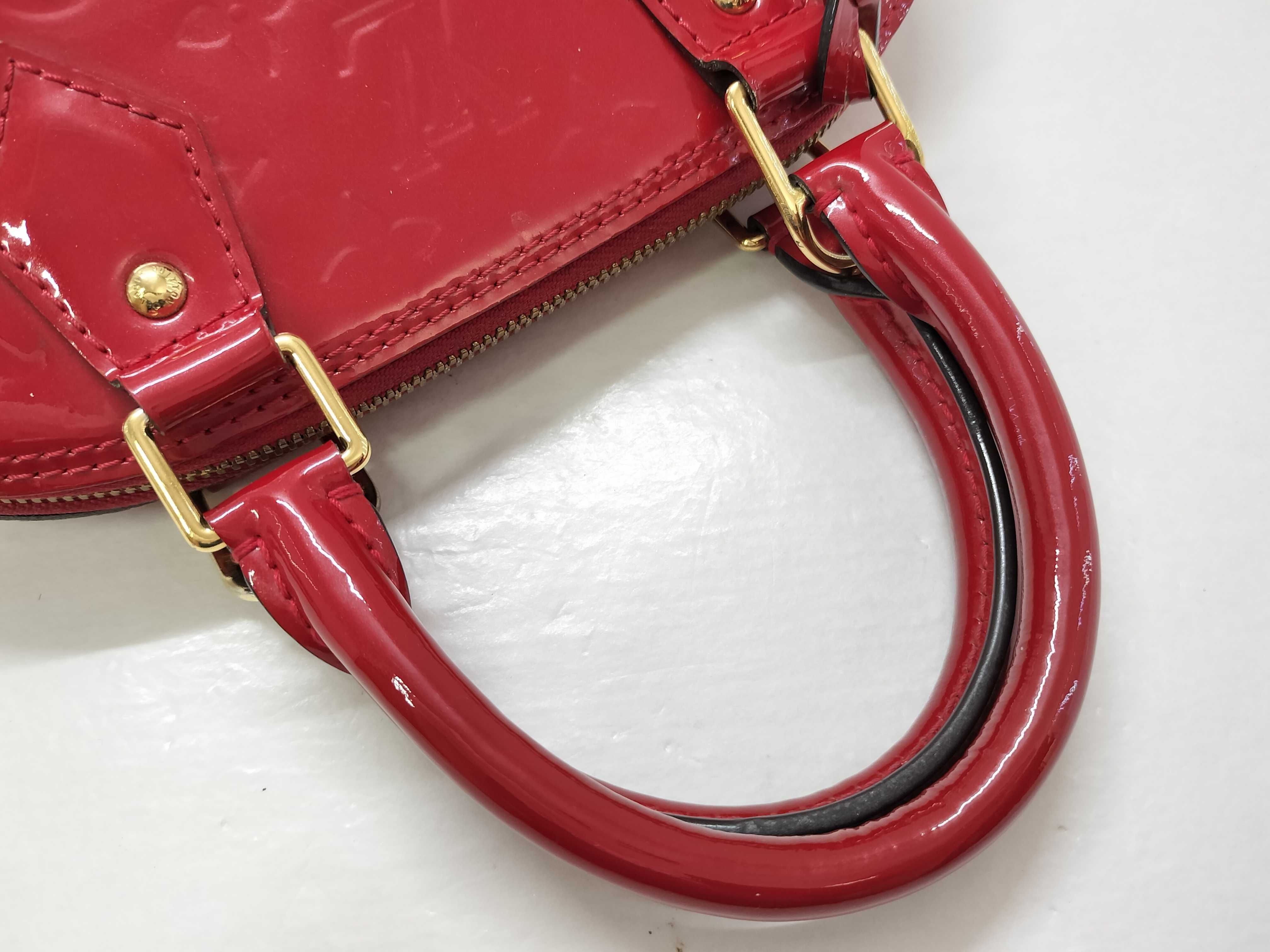 Vernis Alma BB M91606 FL1166 Red Handbag — view 3