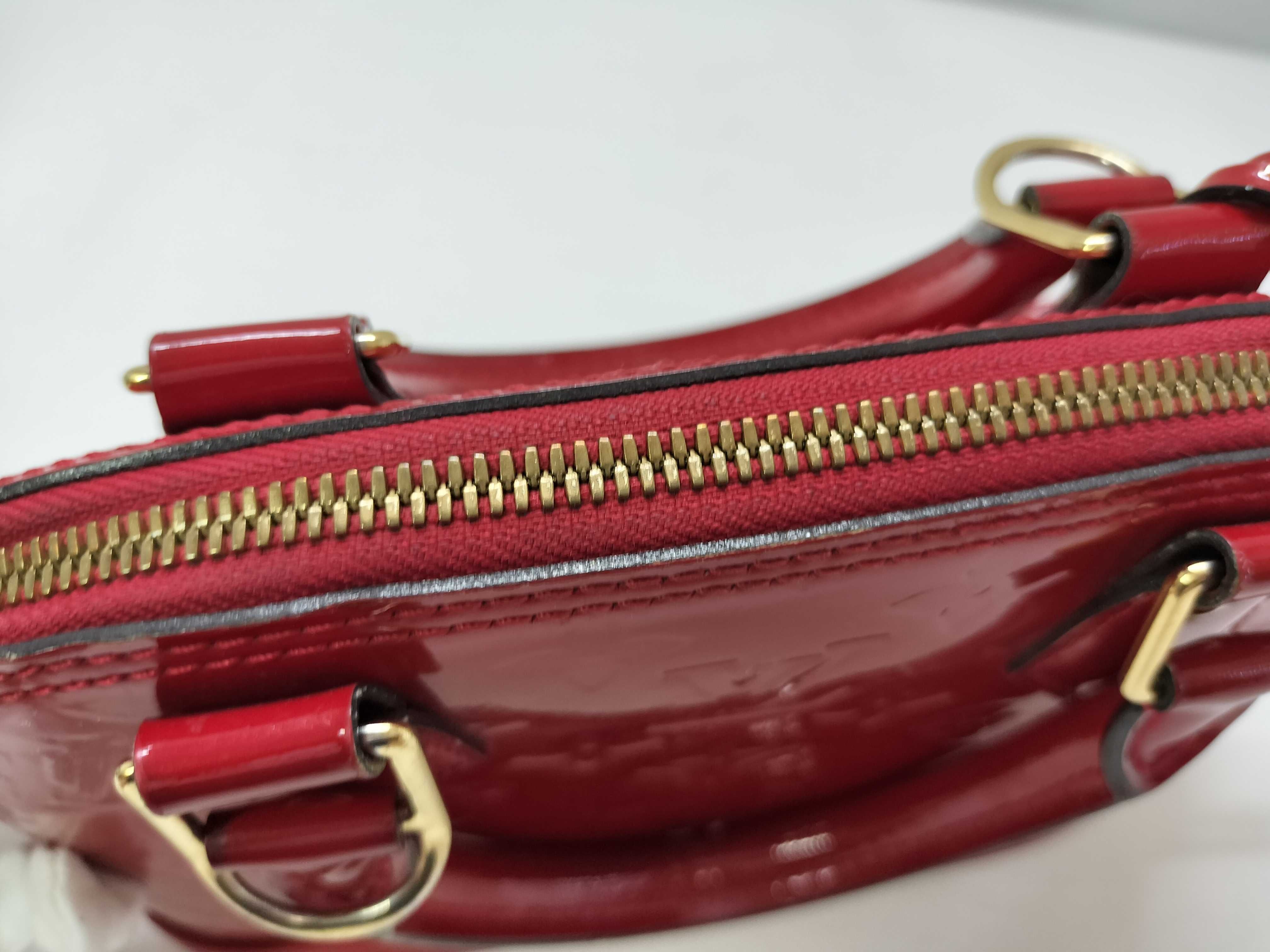Vernis Alma BB M91606 FL1166 Red Handbag — view 6