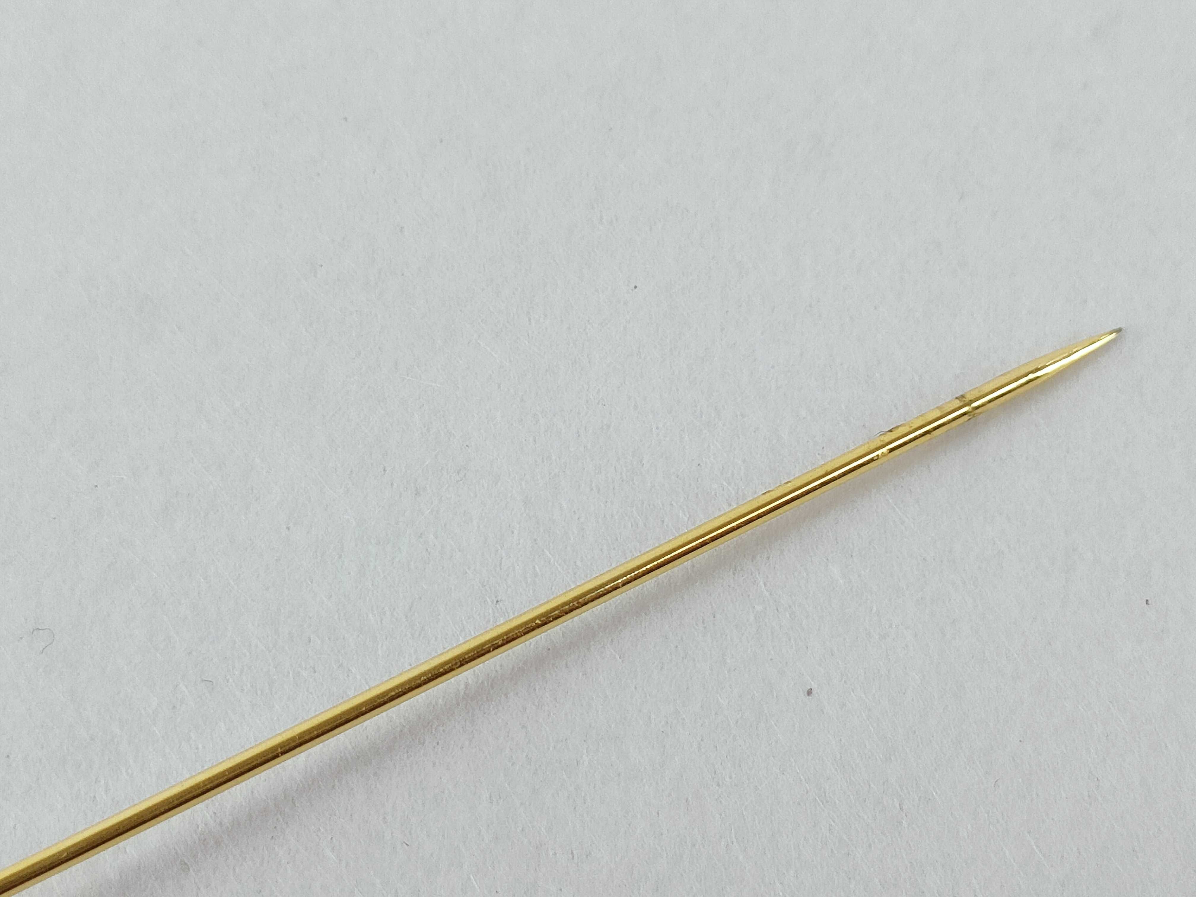 Sellier Gold Pin Brooch — view 6