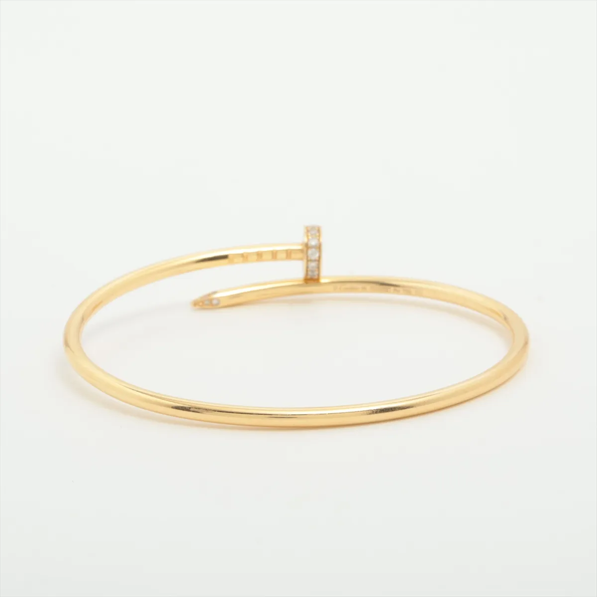 Juste un Clou Diamond Bracelet 750 (Yellow Gold) 9.0g 16 RGQ299 Distortion — view 2