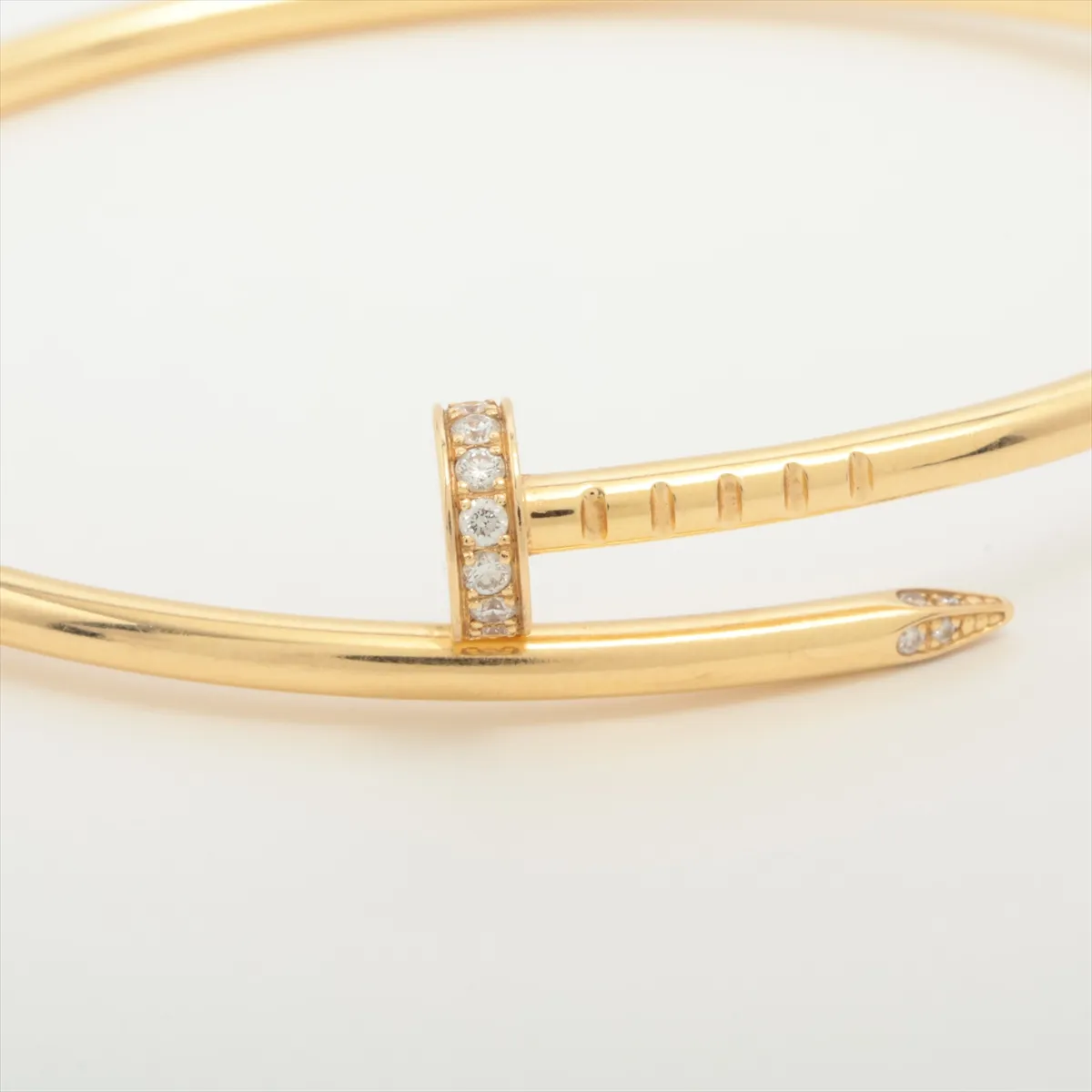 Juste un Clou Diamond Bracelet 750 (Yellow Gold) 9.0g 16 RGQ299 Distortion — view 3