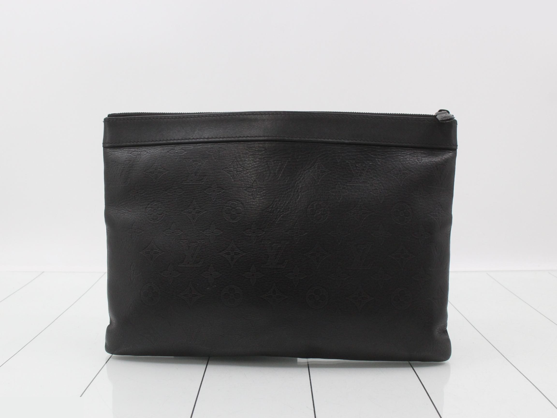 Monogram Shadow Clutch Bag — view 2