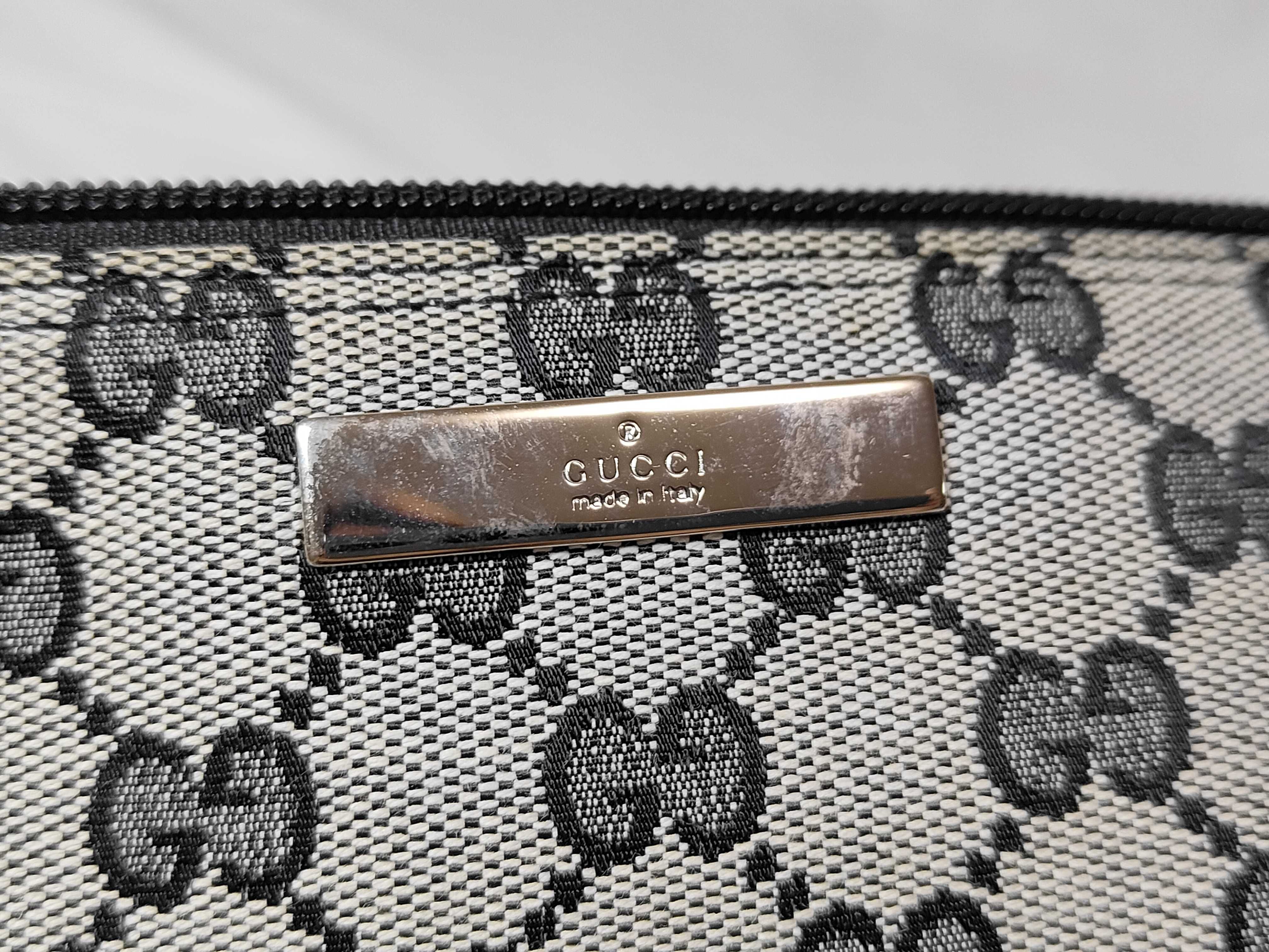 GG 039 1103 GG pattern one-shoulder bag, black shoulder bag — view 11