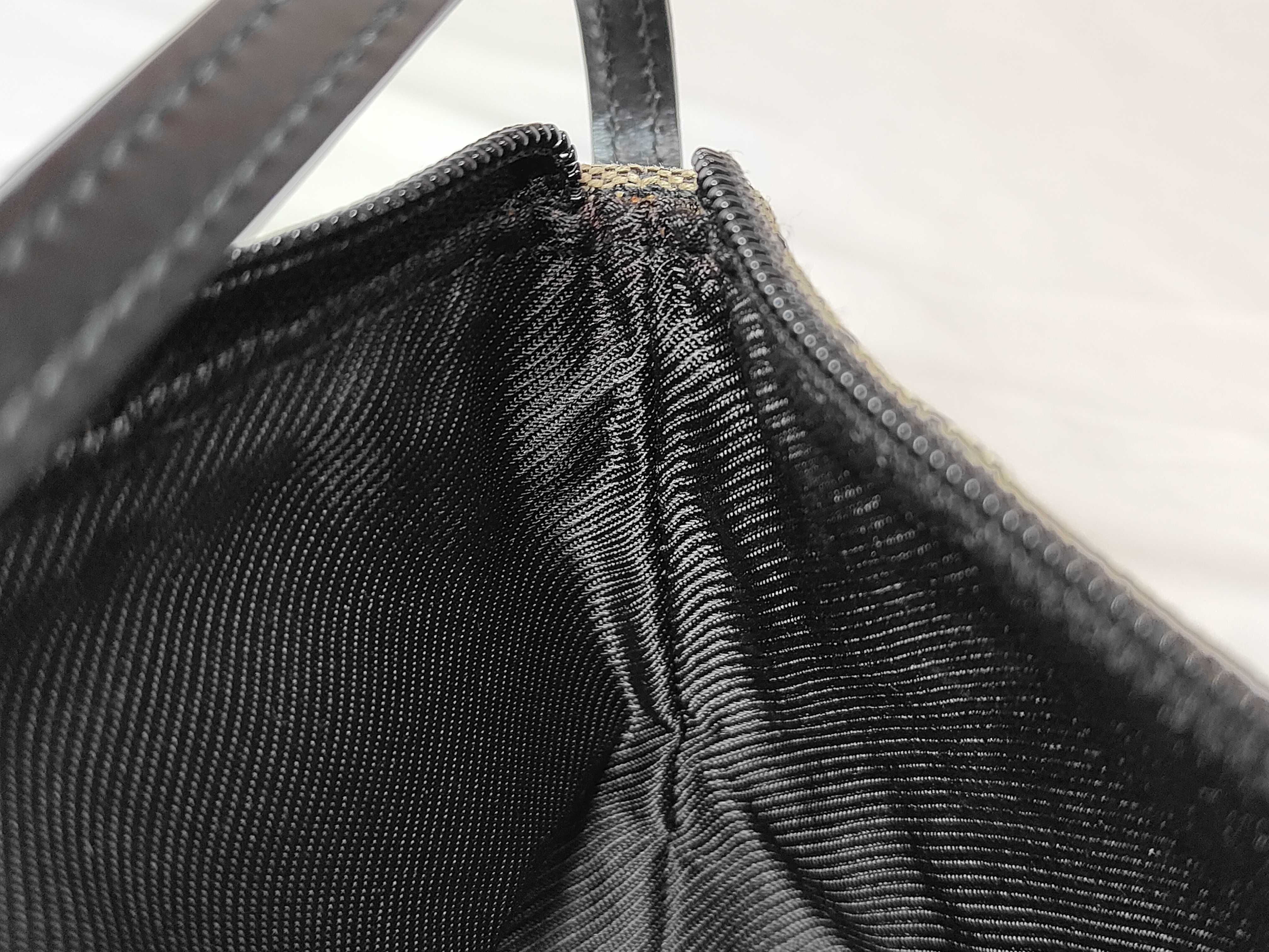 GG 039 1103 GG pattern one-shoulder bag, black shoulder bag — view 8