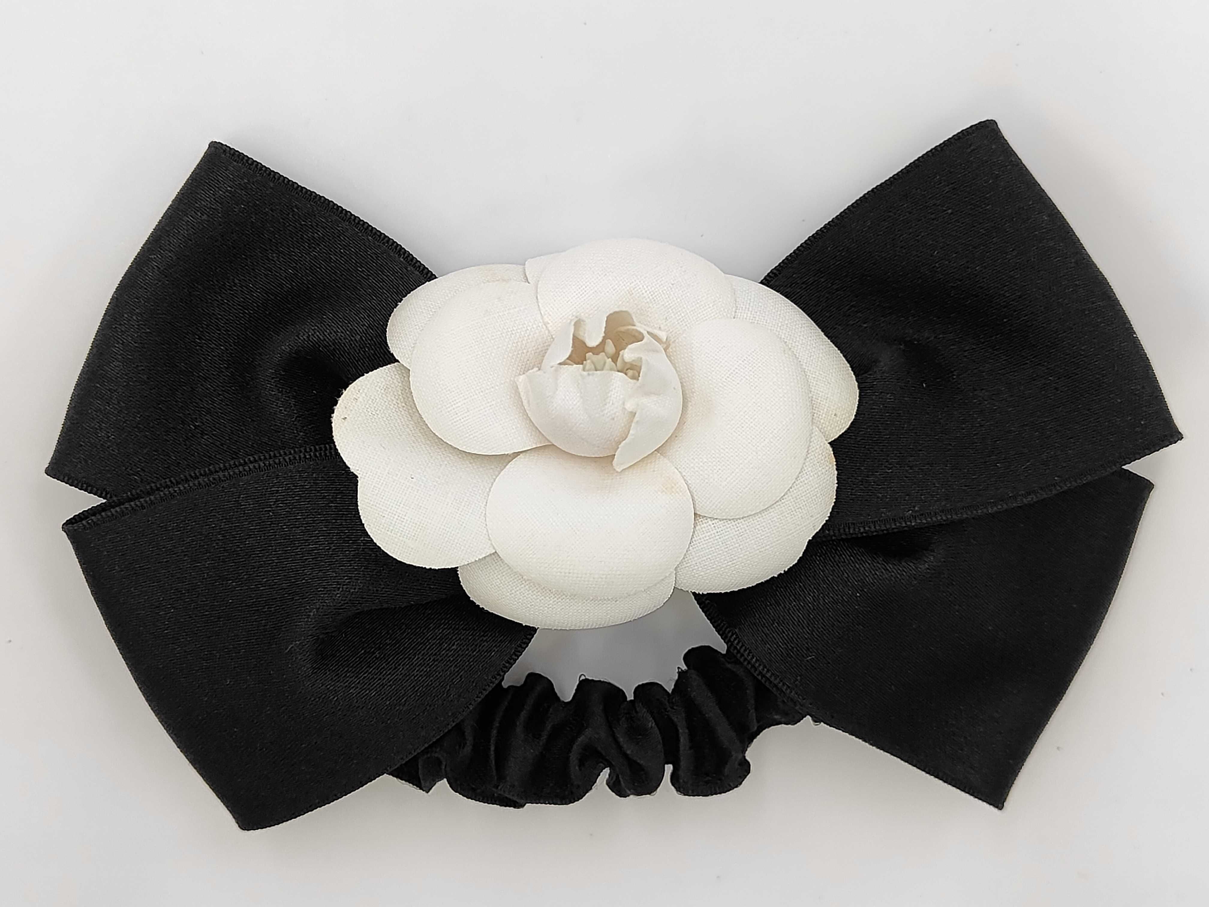 Camellia Ribbon Scrunchie Hair Accessory