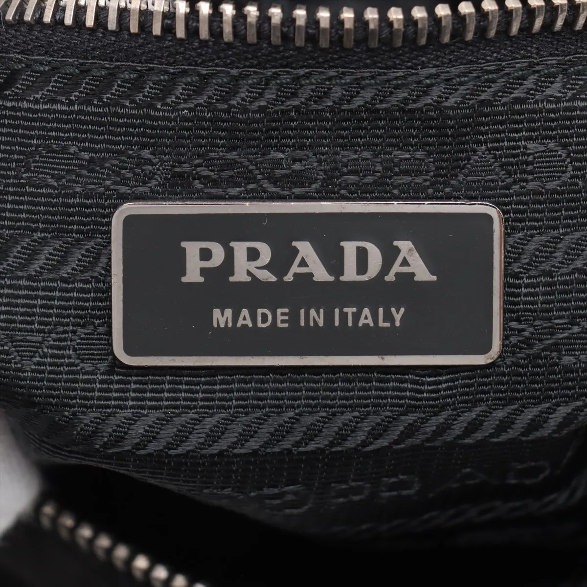 Tessuto Nylon x Leather 2WAY Handbag Black — view 10