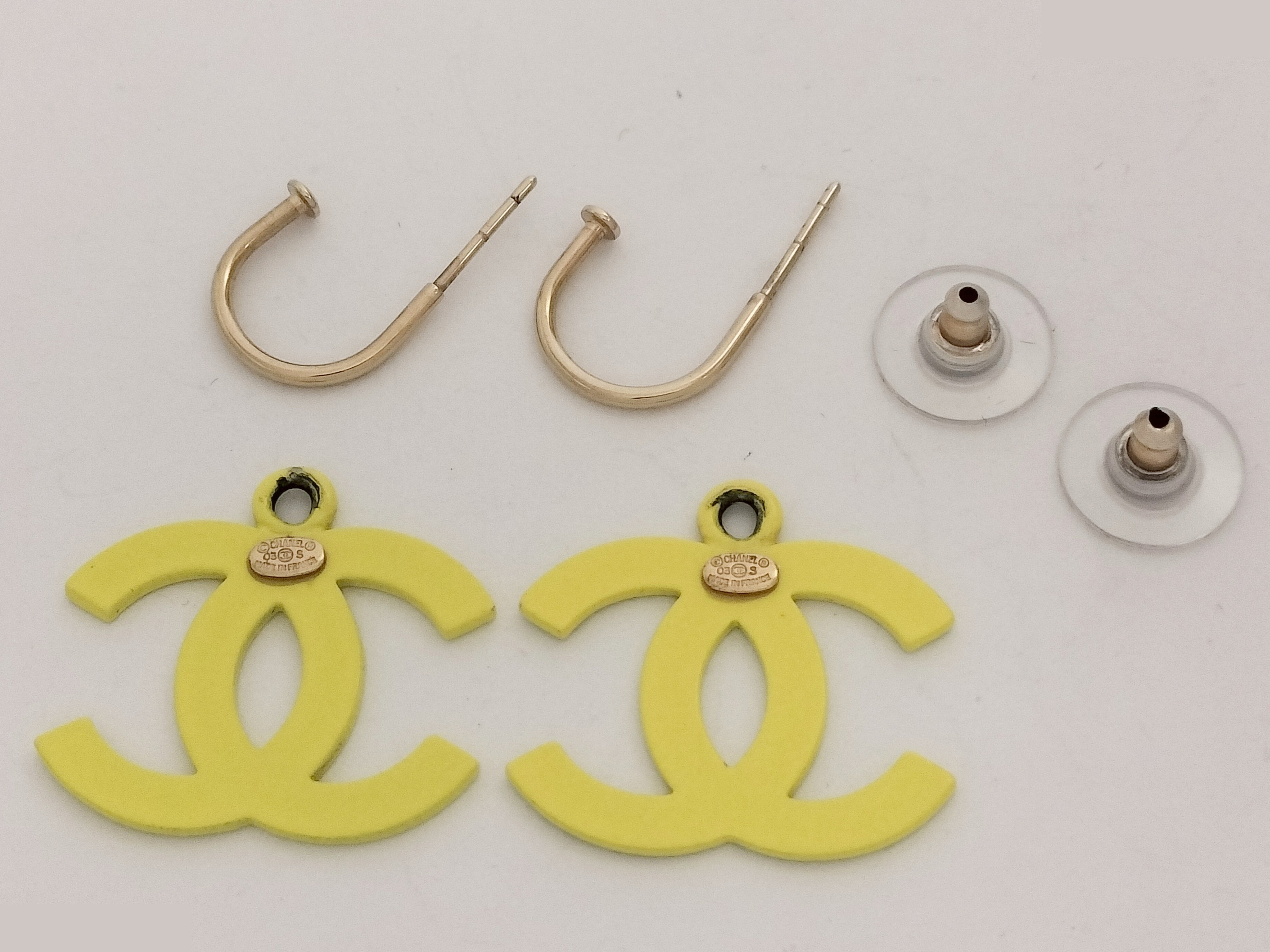 Coco Yellow Gold Earrings — view 2