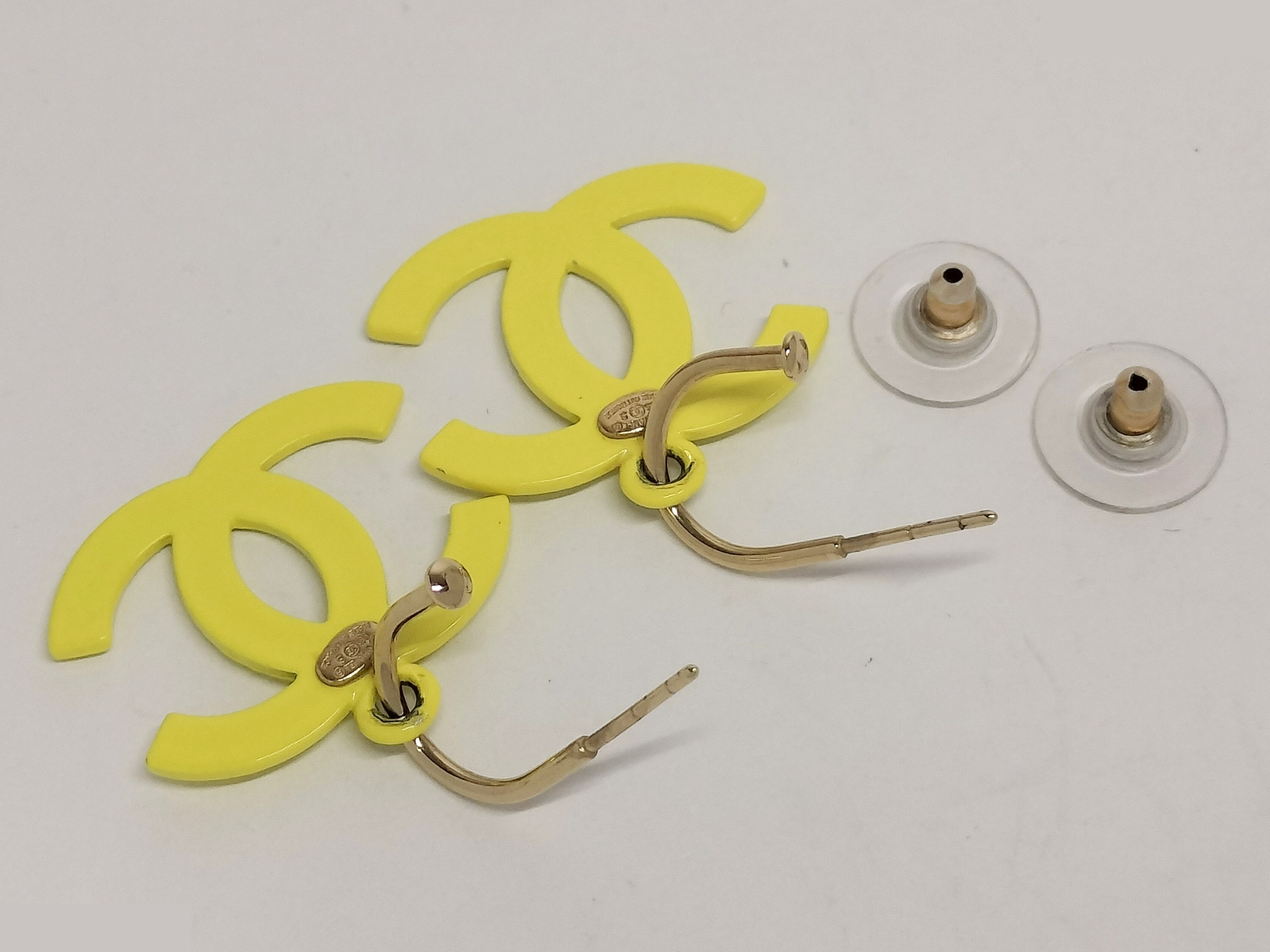 Coco Yellow Gold Earrings — view 3