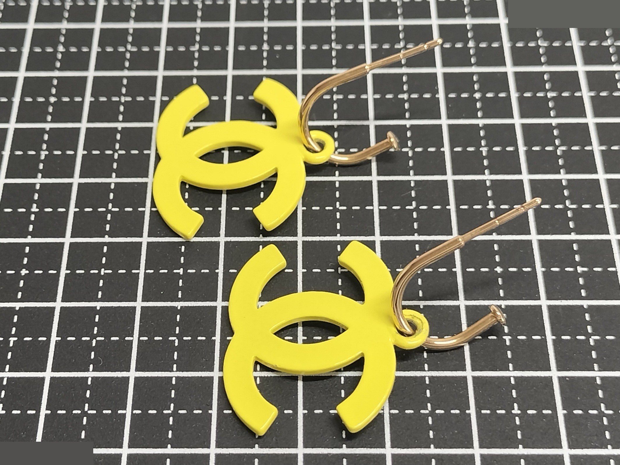 Coco Yellow Gold Earrings — view 6