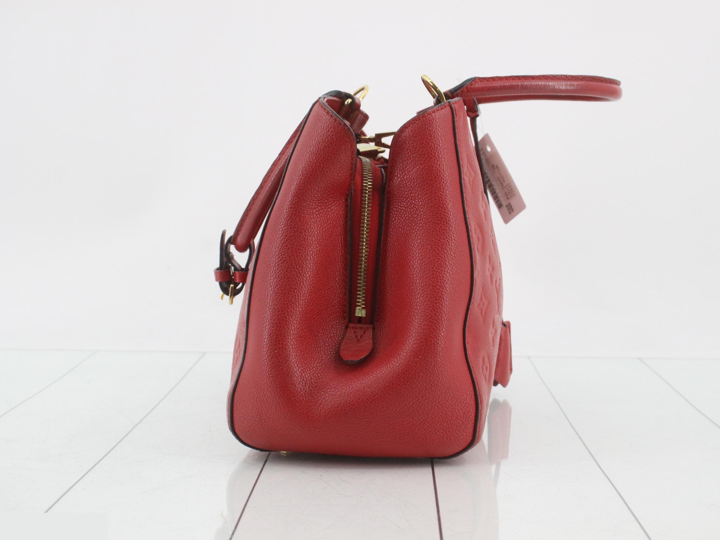 Monogram Empreinte Montaigne MM Cerise 2-Way Handbag — view 3