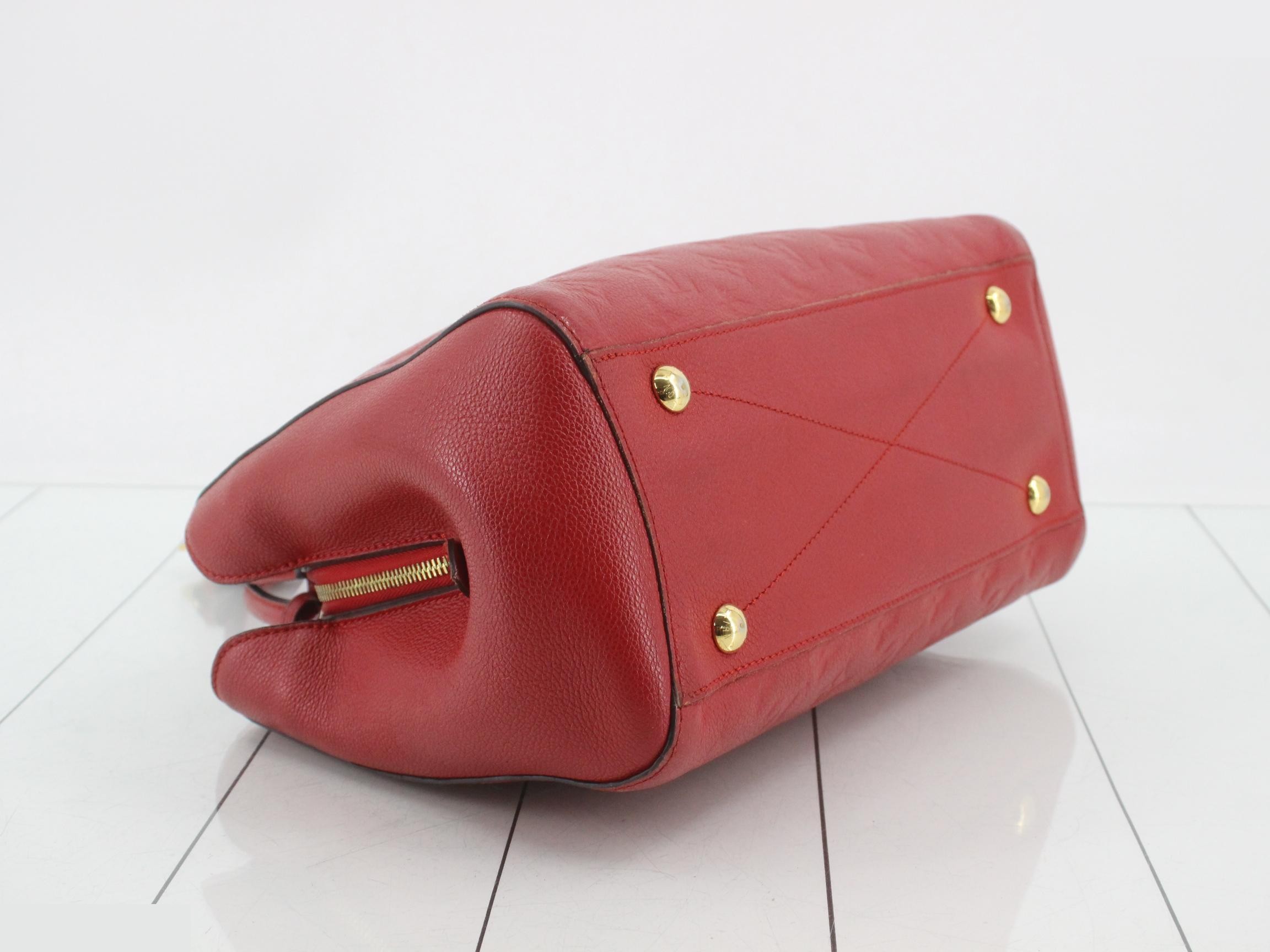 Monogram Empreinte Montaigne MM Cerise 2-Way Handbag — view 5
