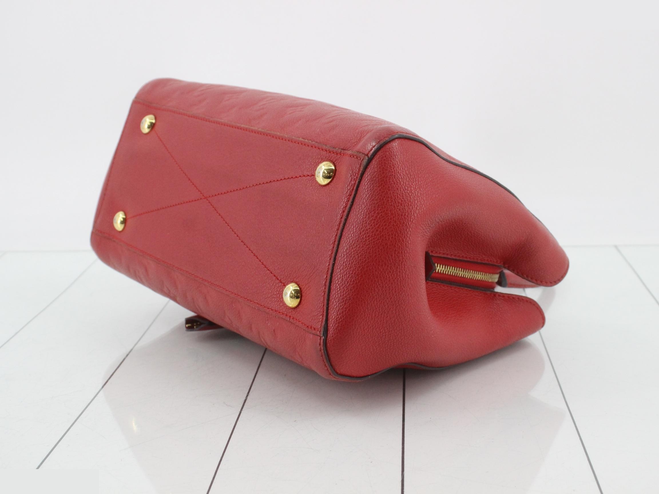 Monogram Empreinte Montaigne MM Cerise 2-Way Handbag — view 6