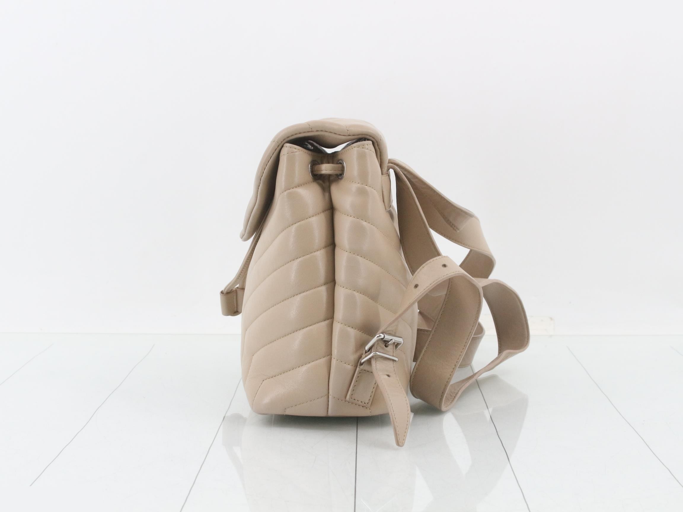 Loulou Leather Backpack — view 3