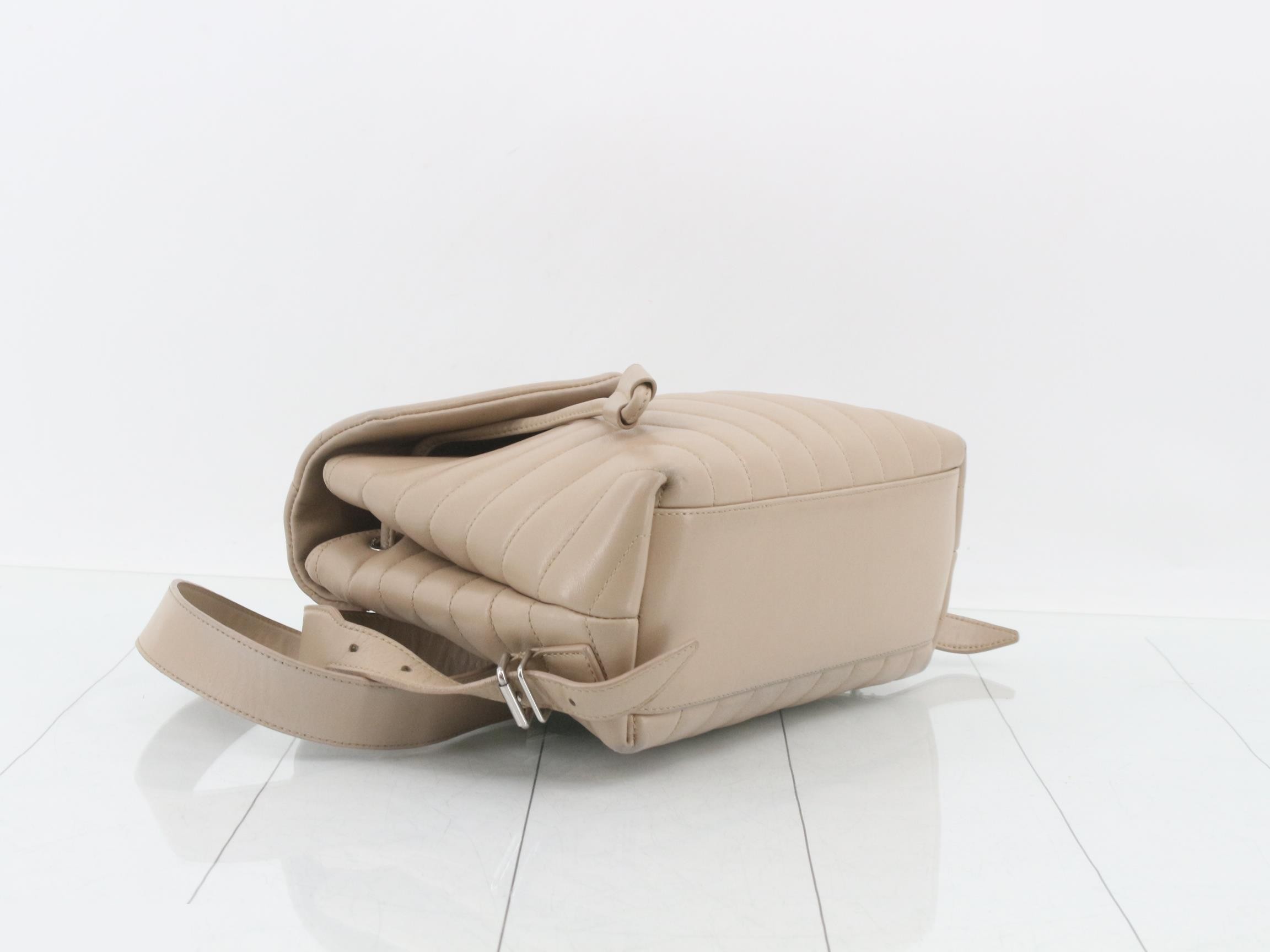 Loulou Leather Backpack — view 5
