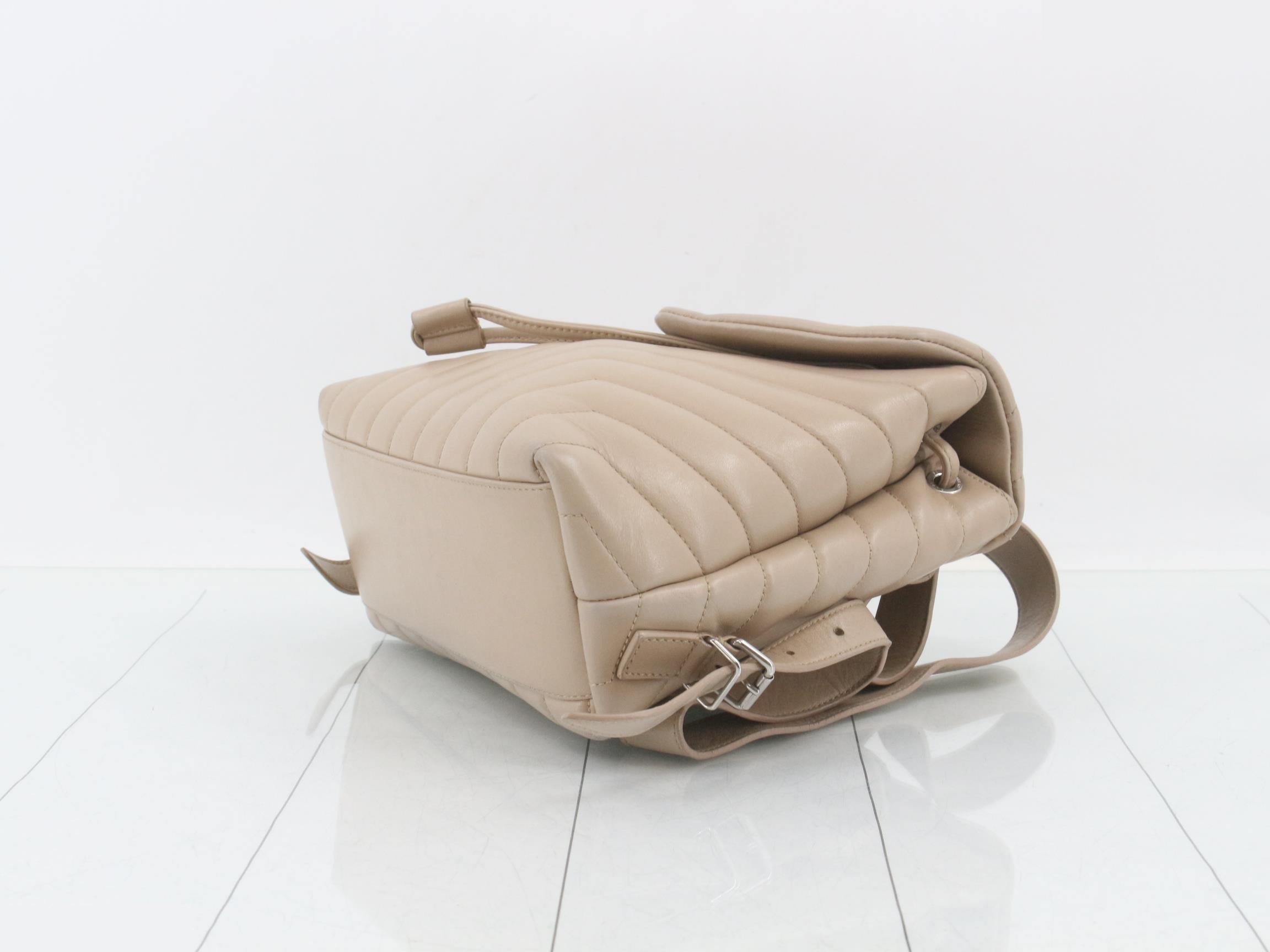 Loulou Leather Backpack — view 6