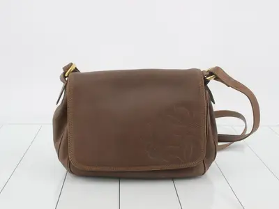 Anagram Leather Shoulder Bag