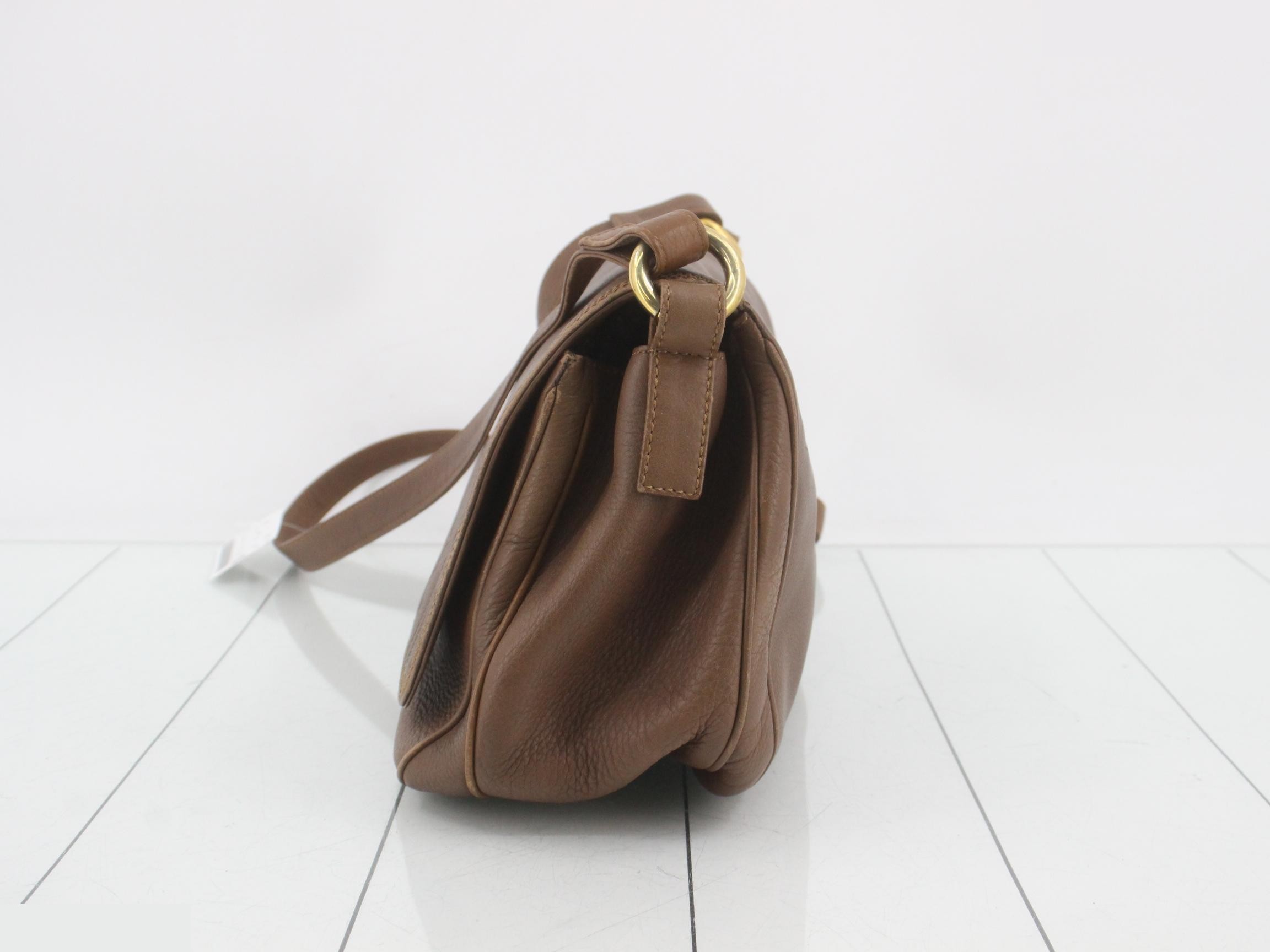 Anagram Leather Shoulder Bag — view 3