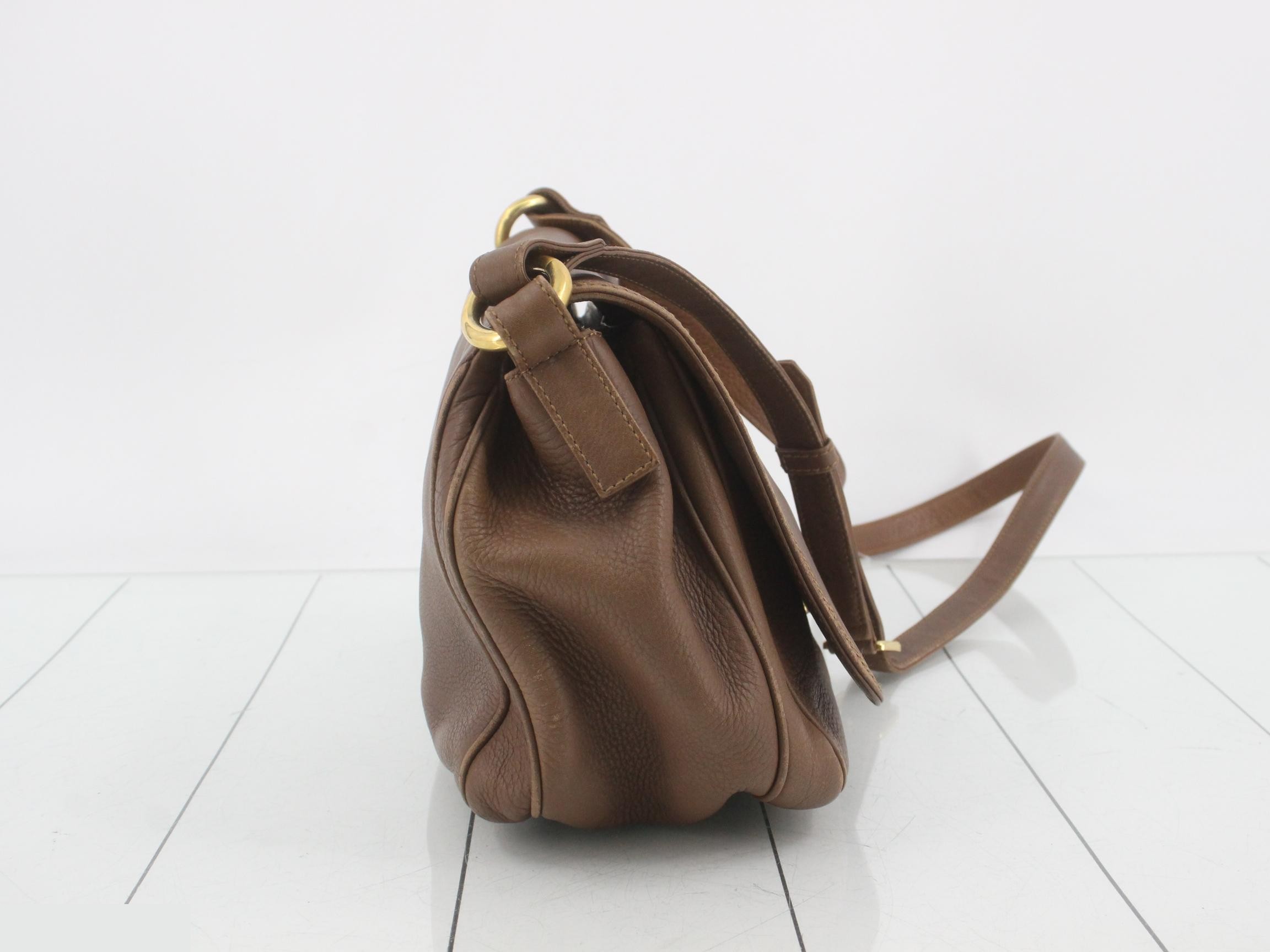 Anagram Leather Shoulder Bag — view 4