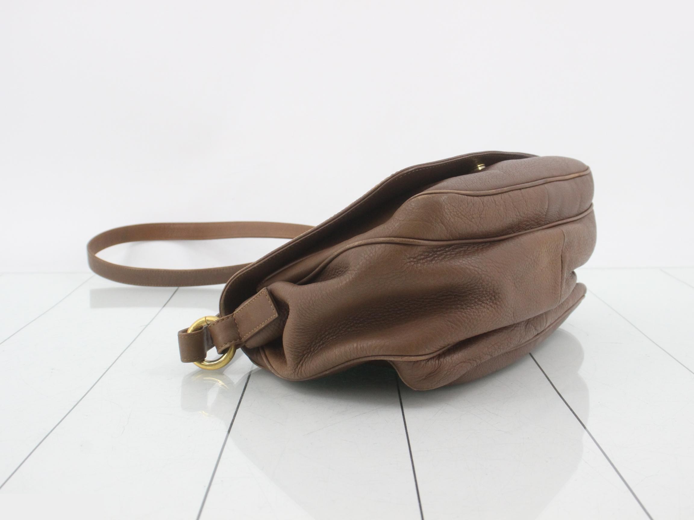 Anagram Leather Shoulder Bag — view 5