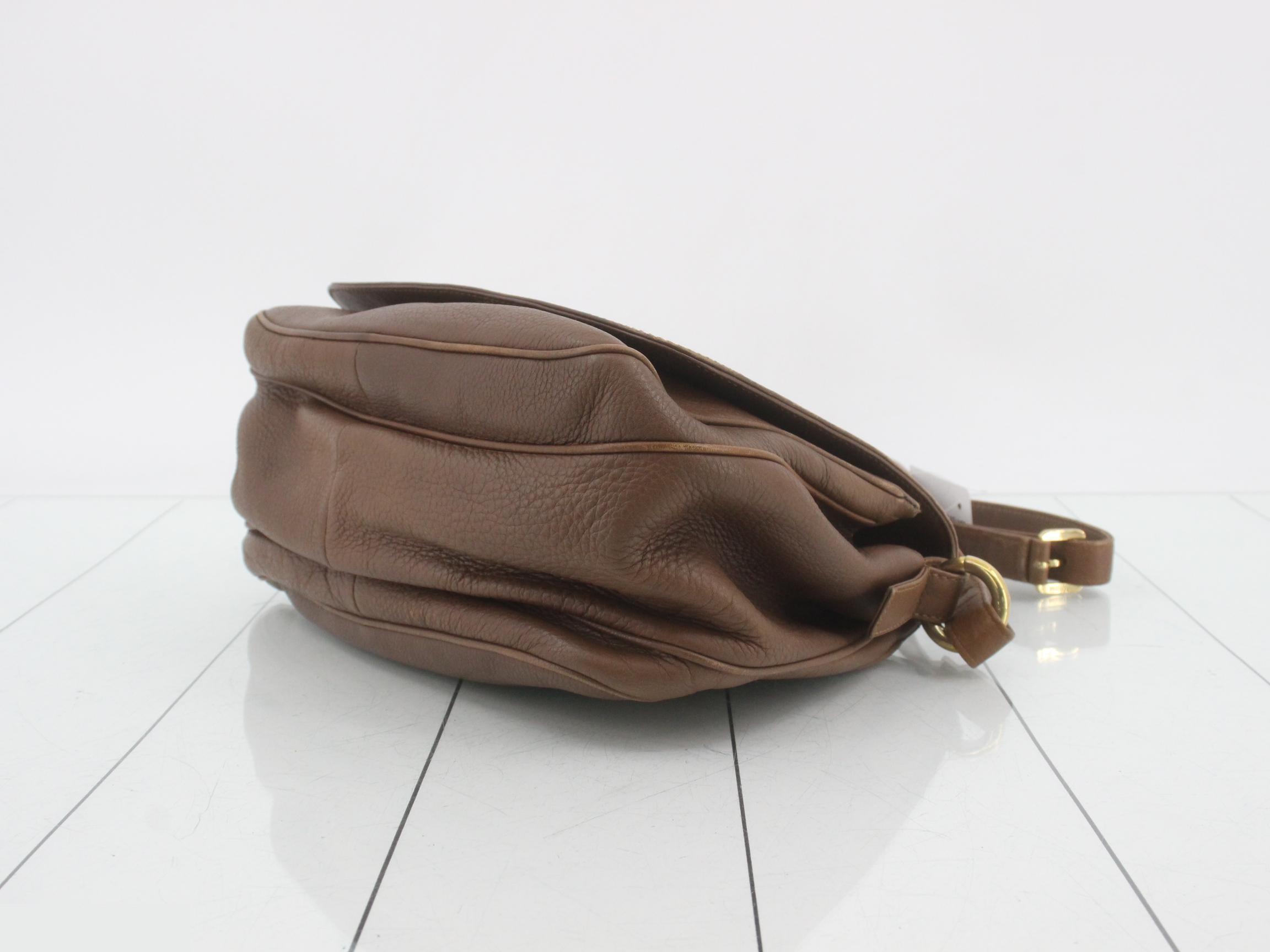 Anagram Leather Shoulder Bag — view 6