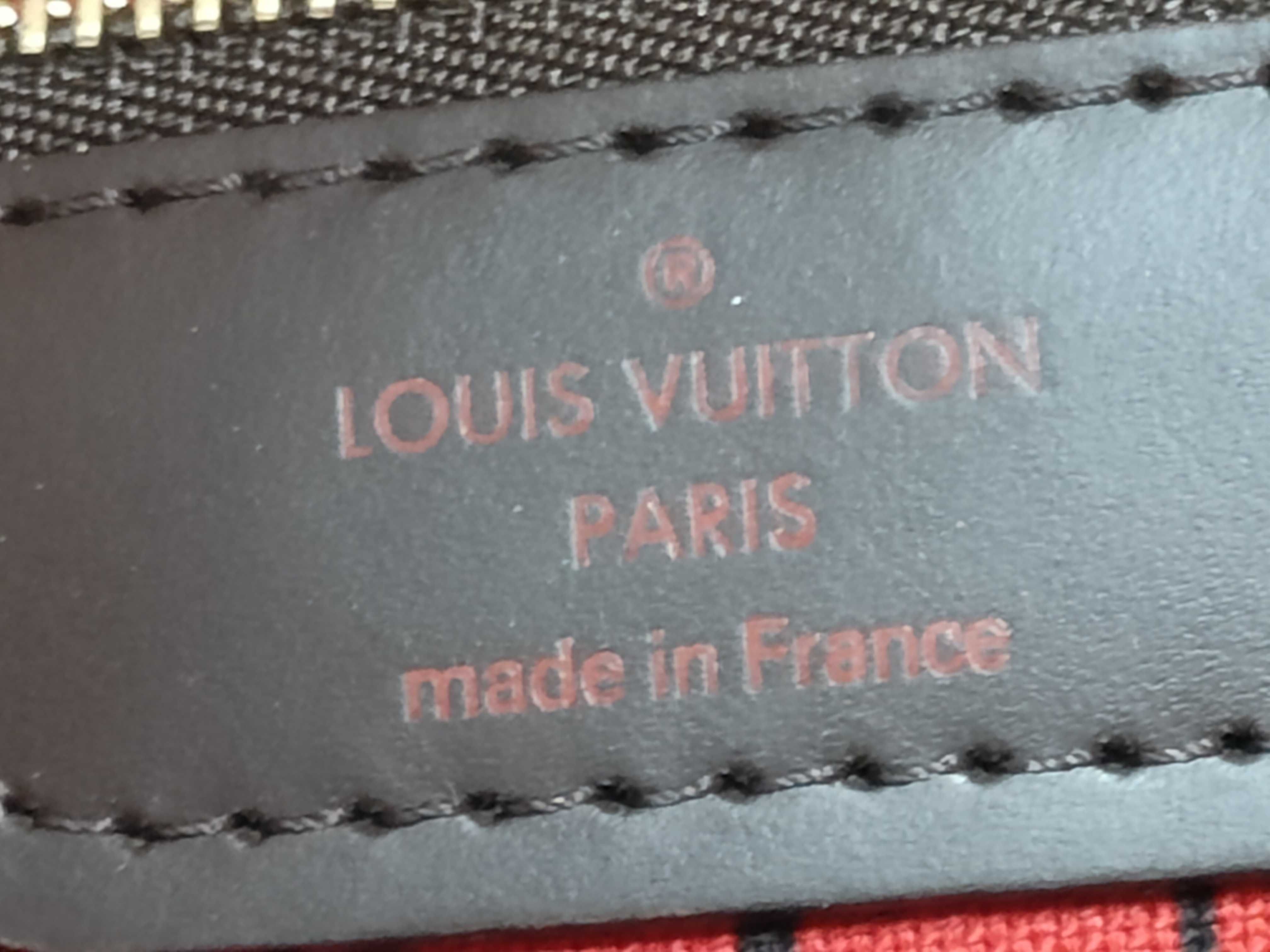 Damier TW-LV Neverfull MM Damier Ebene Tote Bag — view 12