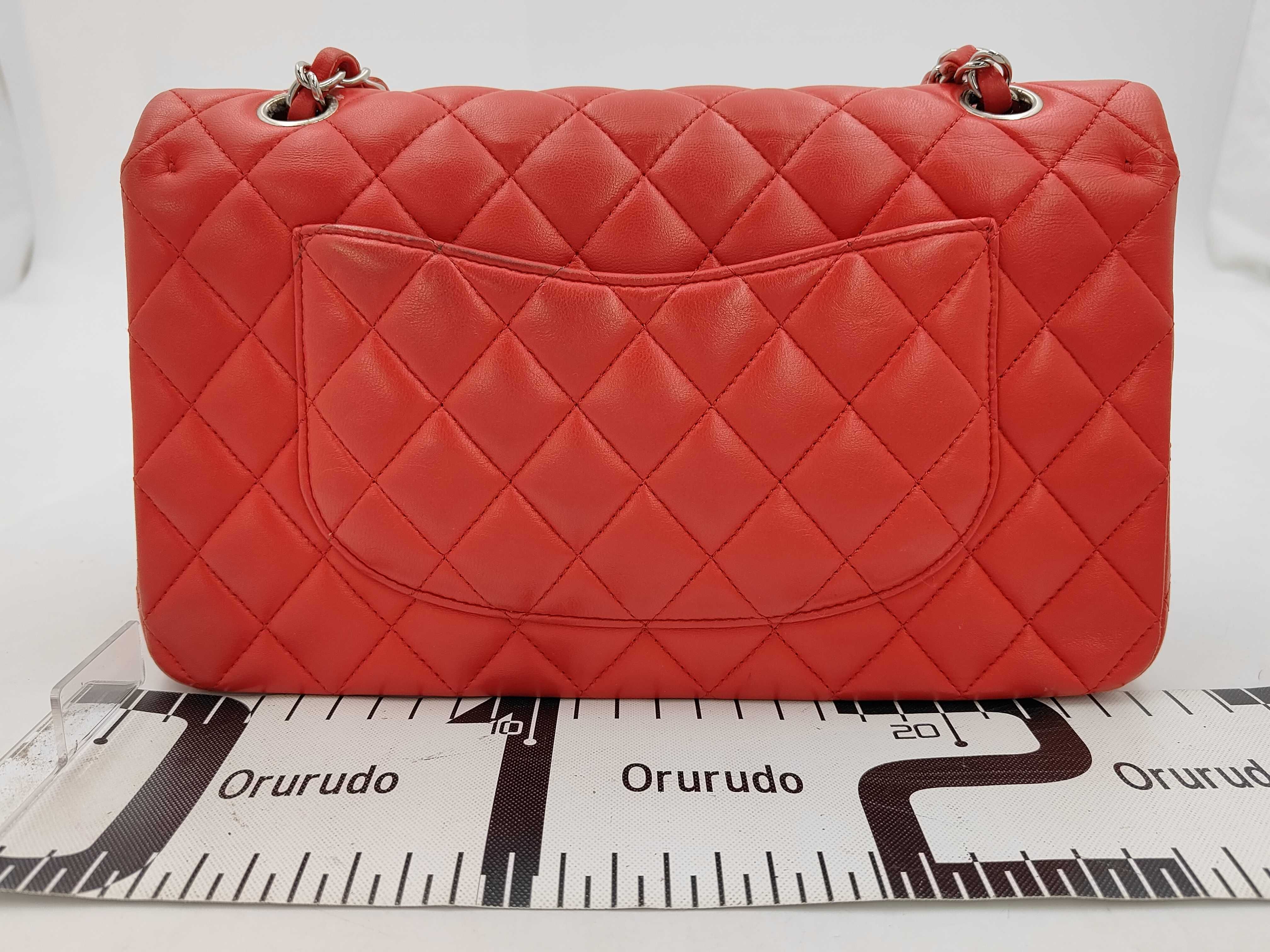 BAG LAMBSKIN CLASSIC DOUBLE FLAP 25CM NO.22 RED Shoulder Bag — view 2