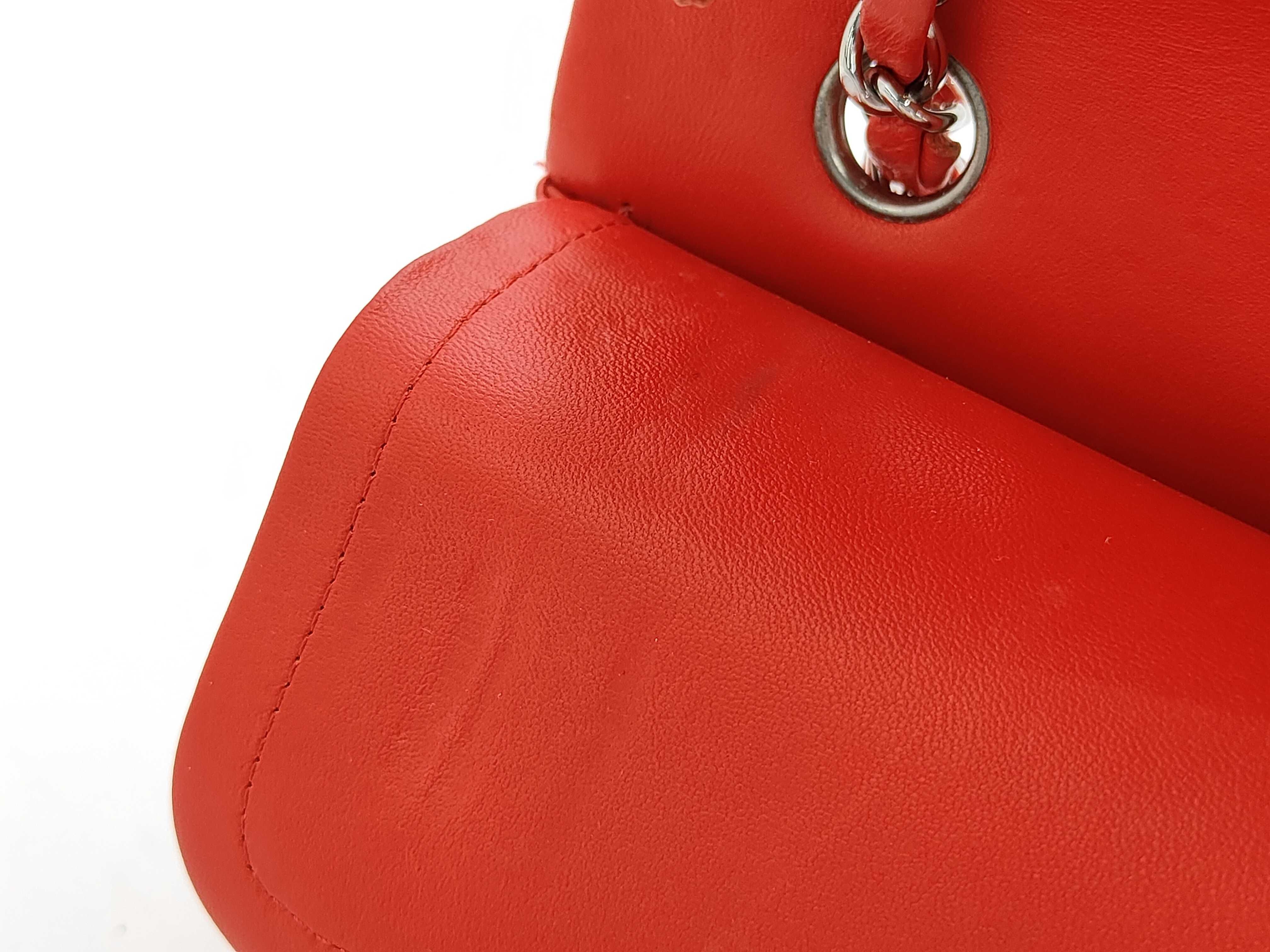 BAG LAMBSKIN CLASSIC DOUBLE FLAP 25CM NO.22 RED Shoulder Bag — view 12