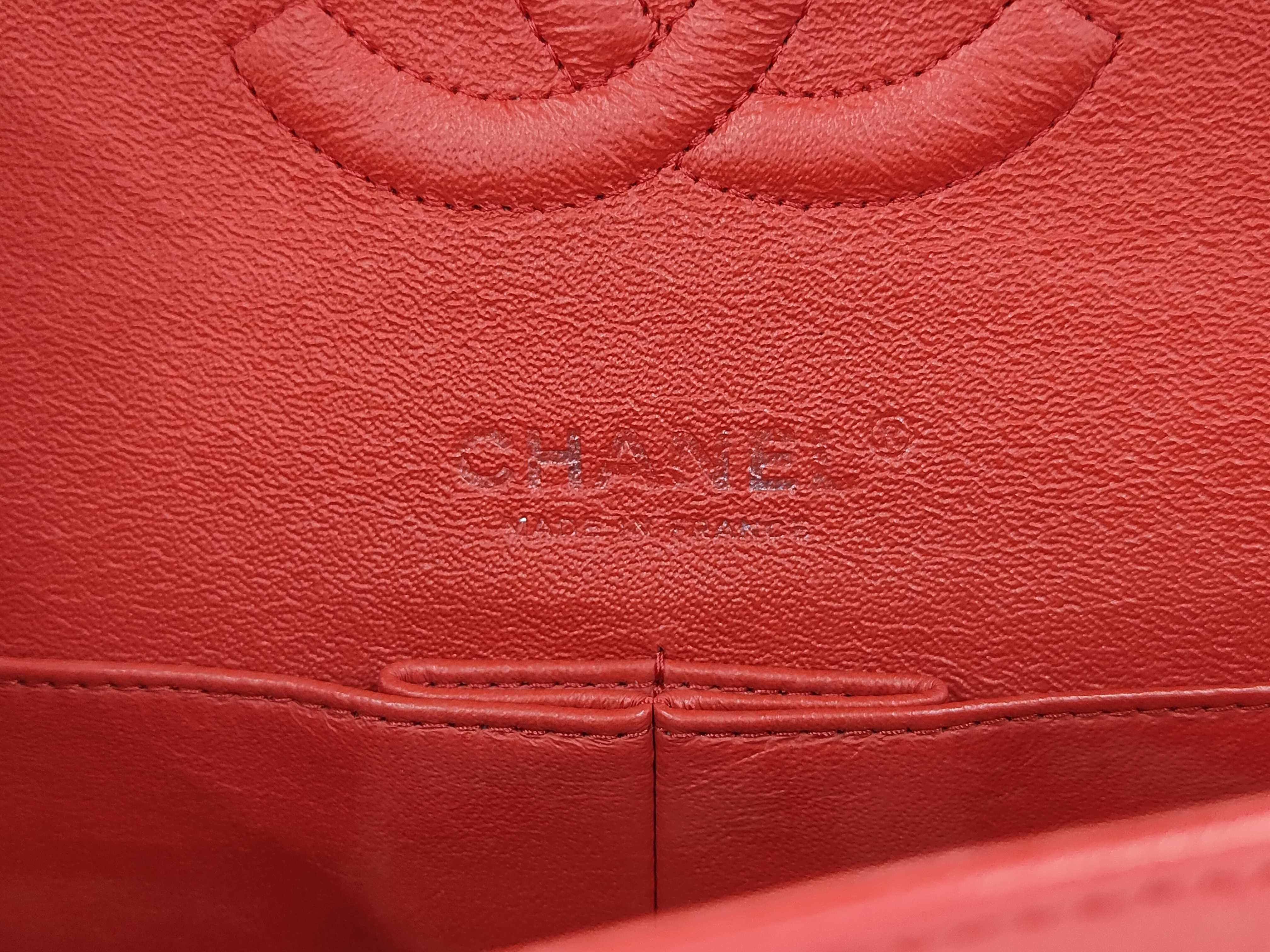 BAG LAMBSKIN CLASSIC DOUBLE FLAP 25CM NO.22 RED Shoulder Bag — view 10