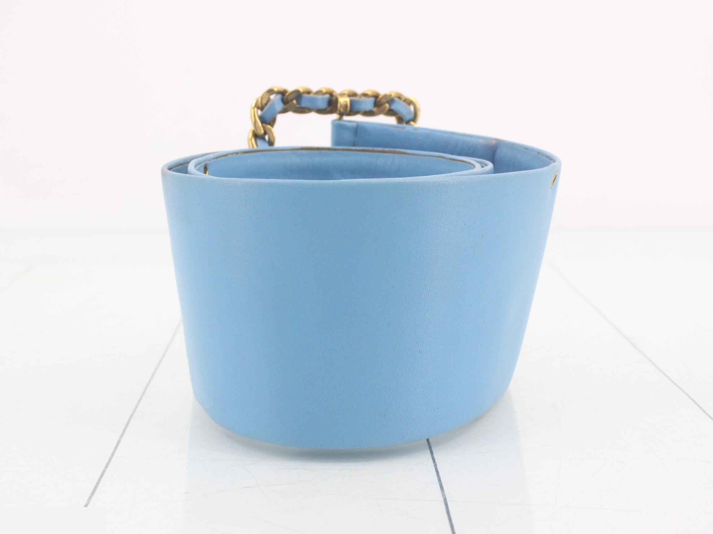 Chain buckle belt — view 2