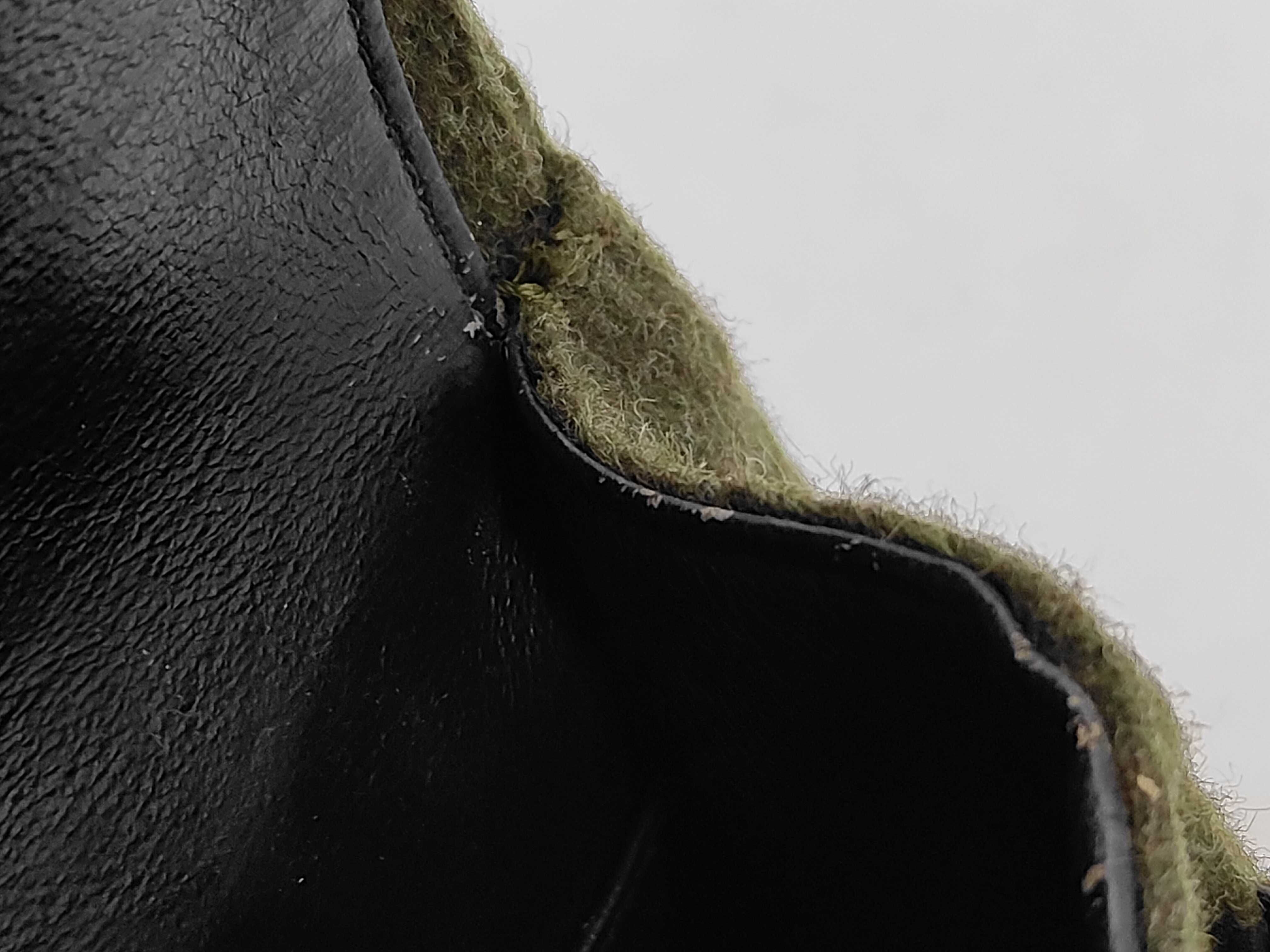 Matelassé 25 Wool Shoulder Bag, Dark Green, 1624707 — view 11